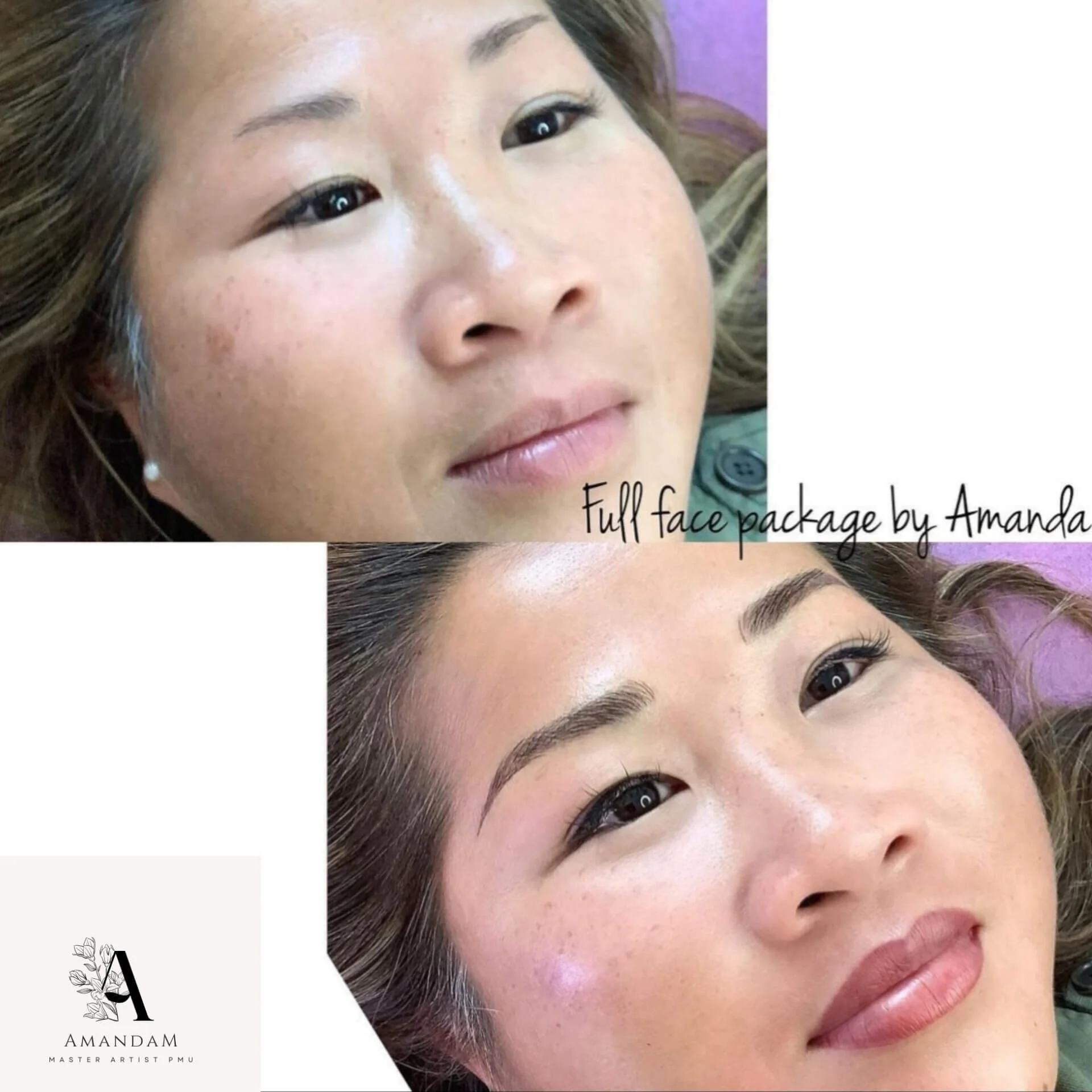 Full Face Package. Eyeliner, Lips and Brows