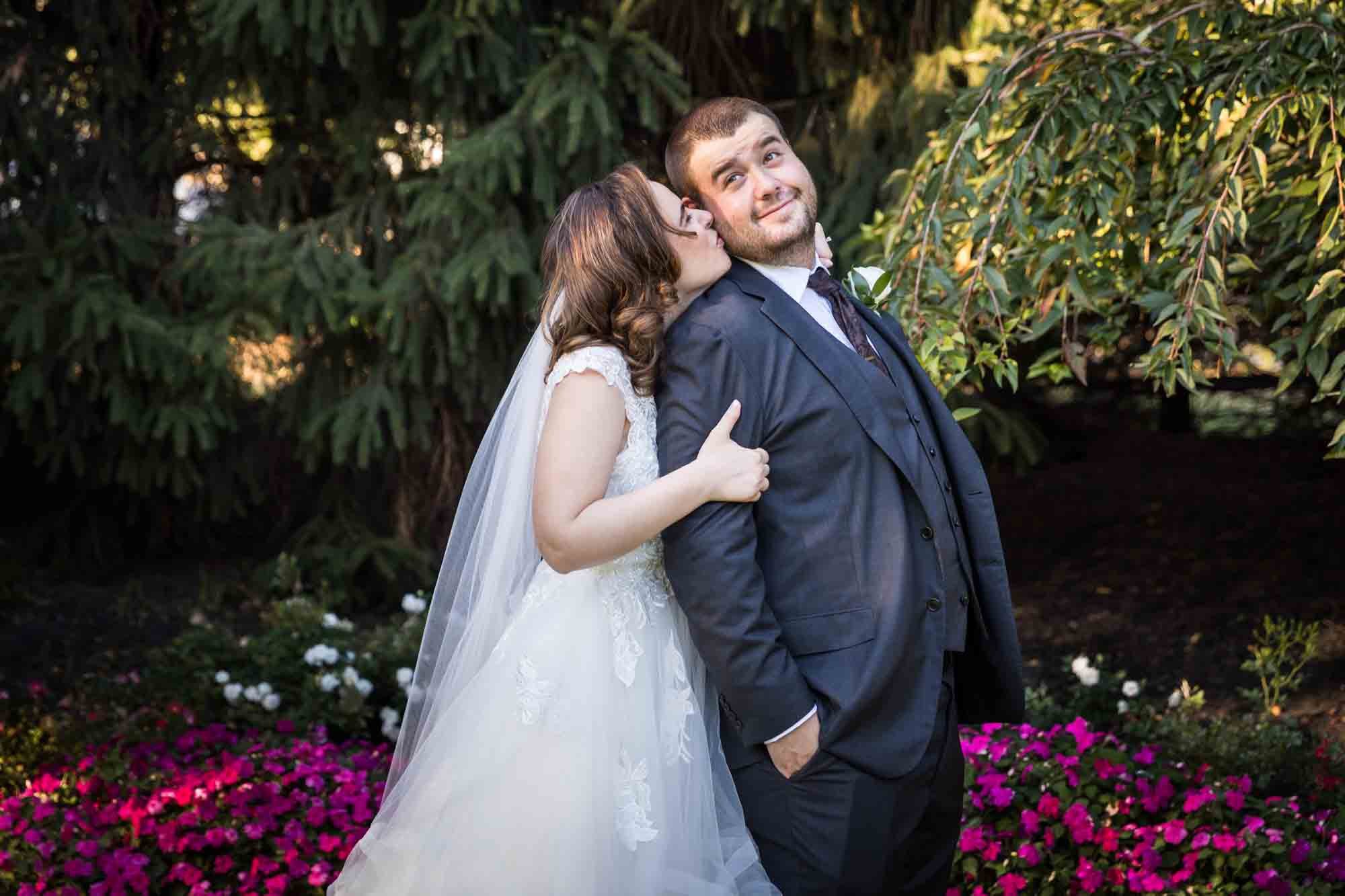 Bride and groom photographed by San Antonio wedding photographer, Kelly Williams