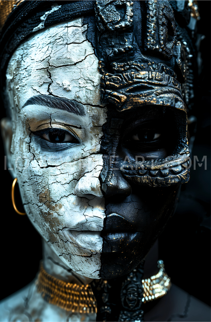 Duality of Ancestry, artwork by Louis White.