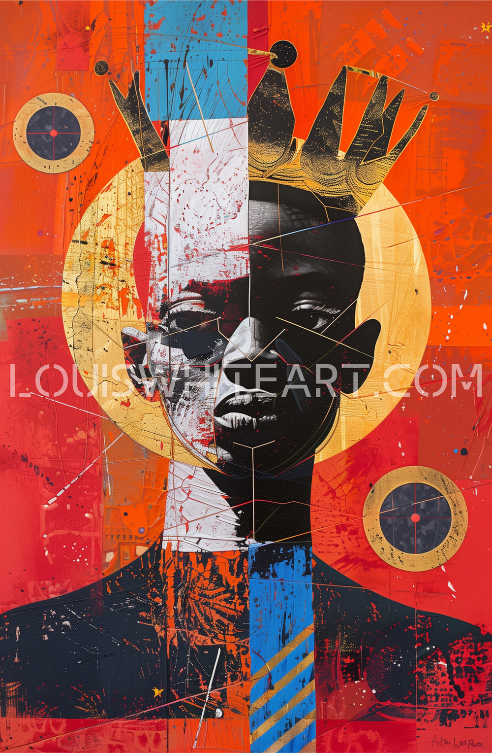 Young King, artwork by Louis White.