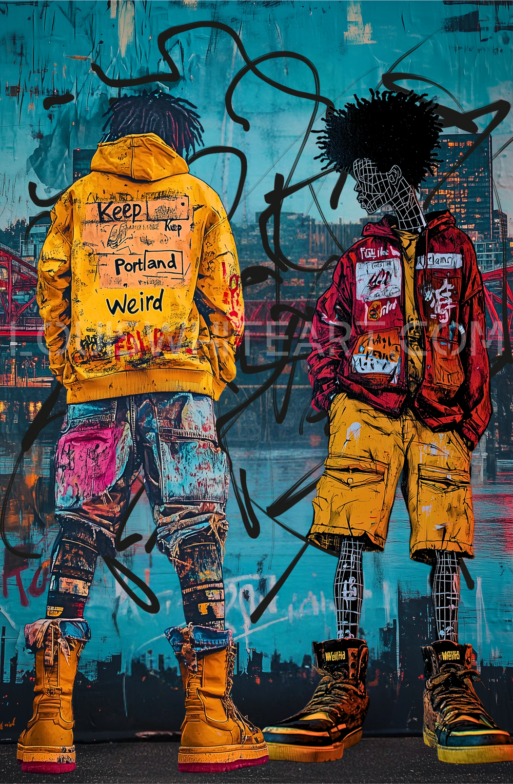 Portland Weird, artwork by Louis White.