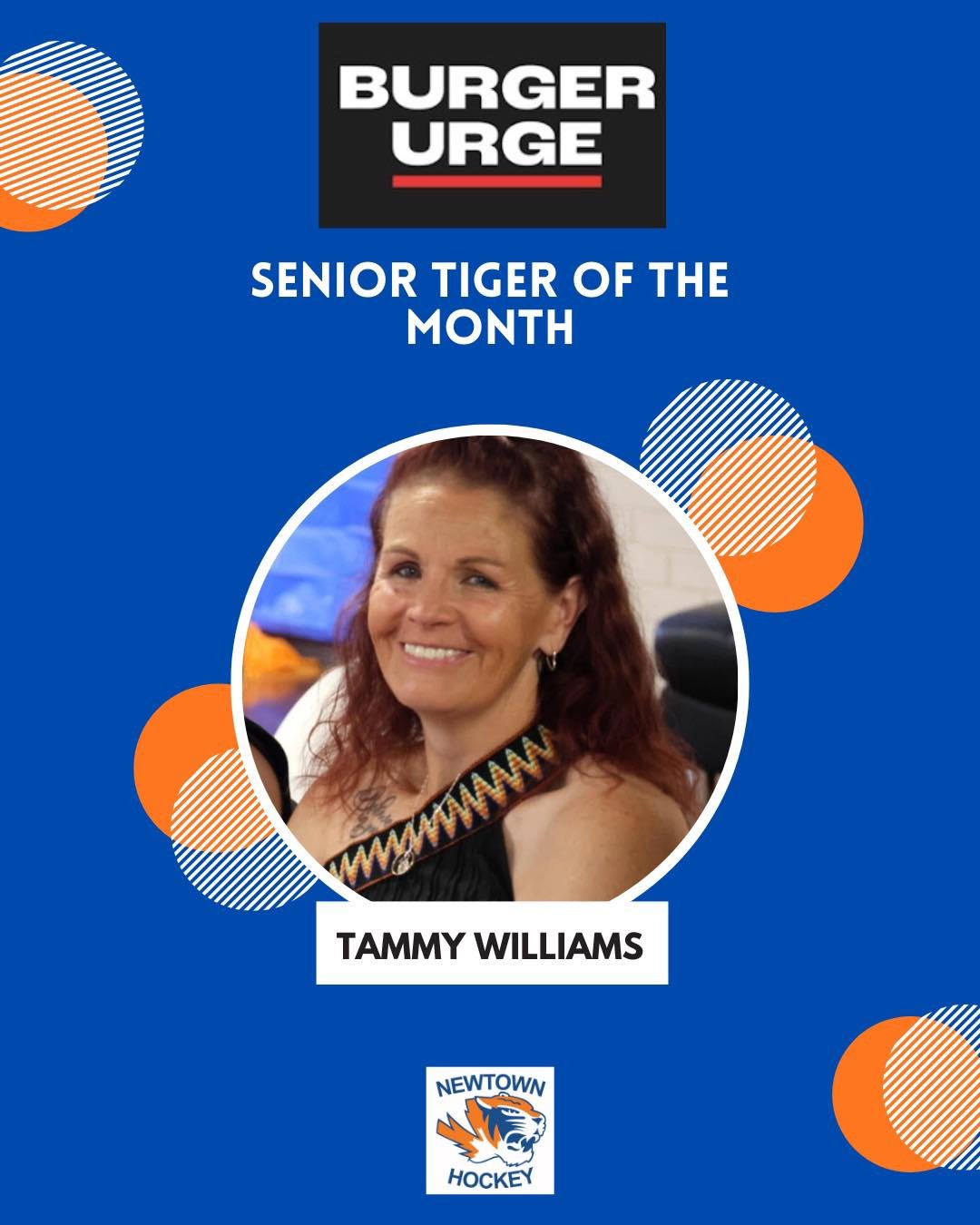 🐯 Senior Tiger of the Month &ndash; April 🐯

A big congratulations to Tammy Williams (Timmsy), our Senior Tiger of the Month for March! 👏

This award recognises the incredible work done by our volunteers - without them we could not keep our club r
