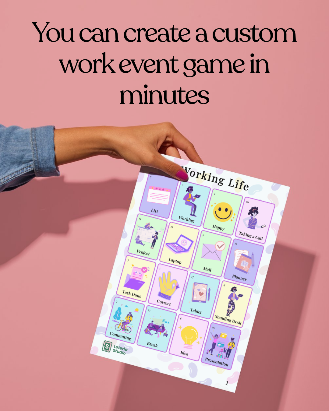 How to Make a Workplace Bingo or Lotería in Minutes