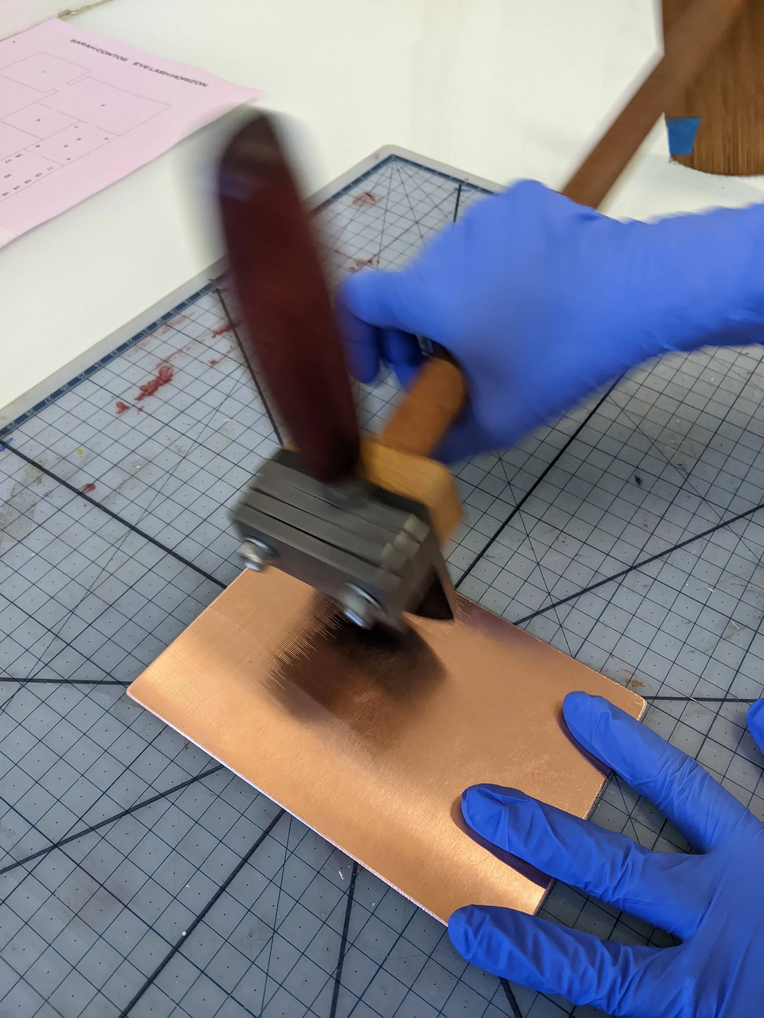 Mezzotint process