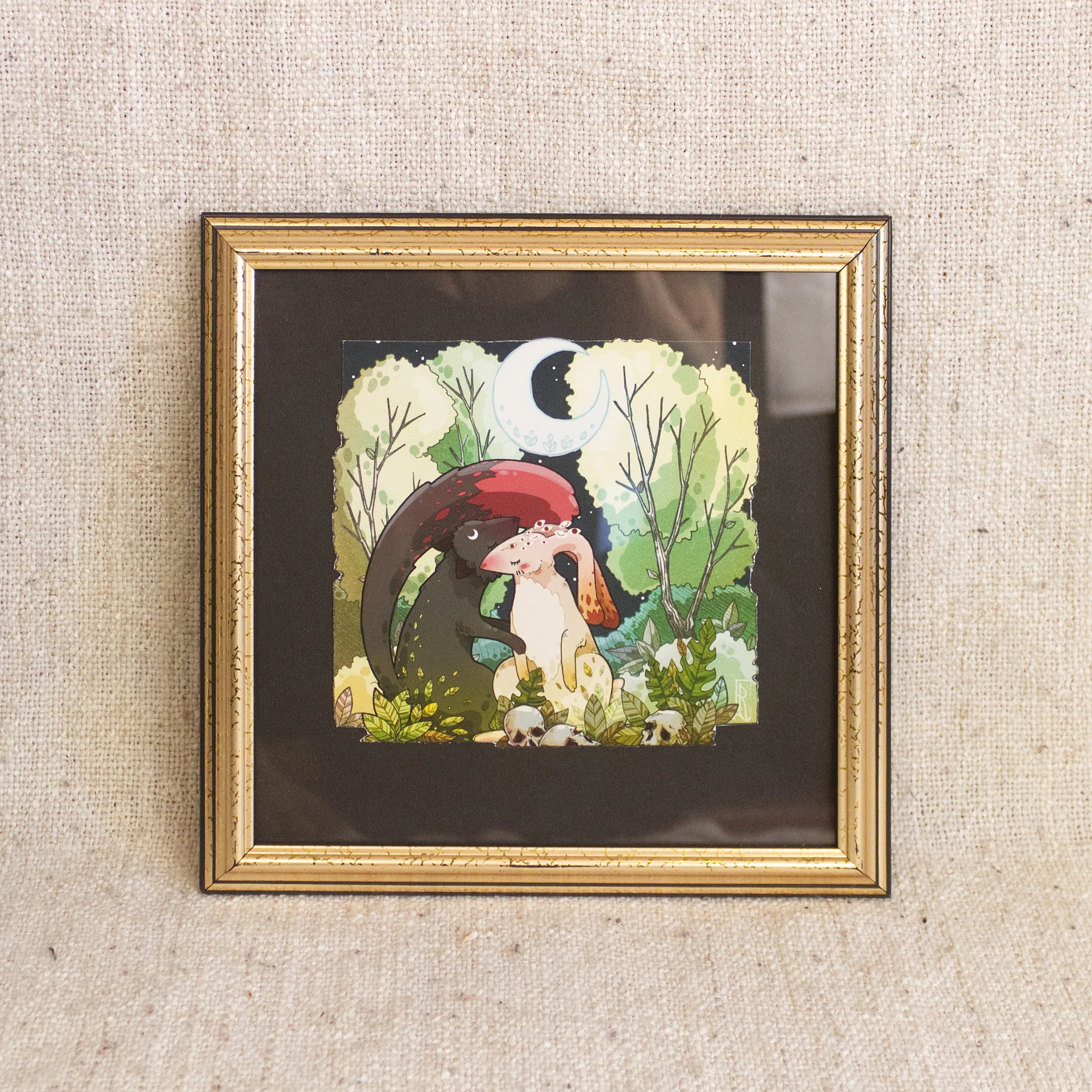 Woodland Love || Framed