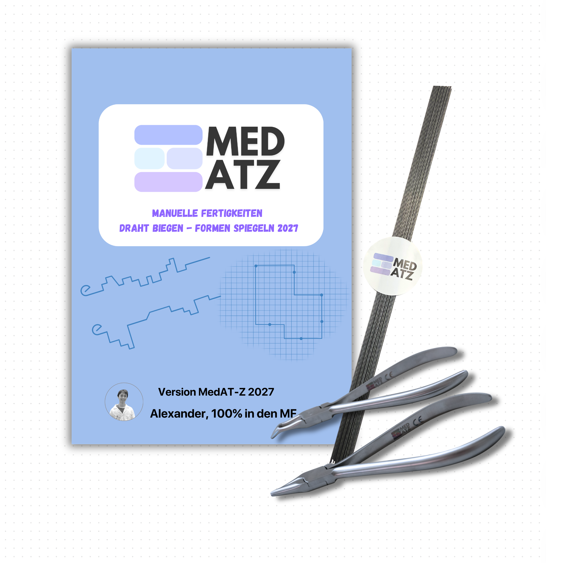 MedAT-Z 2027, Manuelle Fertigkeiten,Draht Biegen, MedAT Zangen