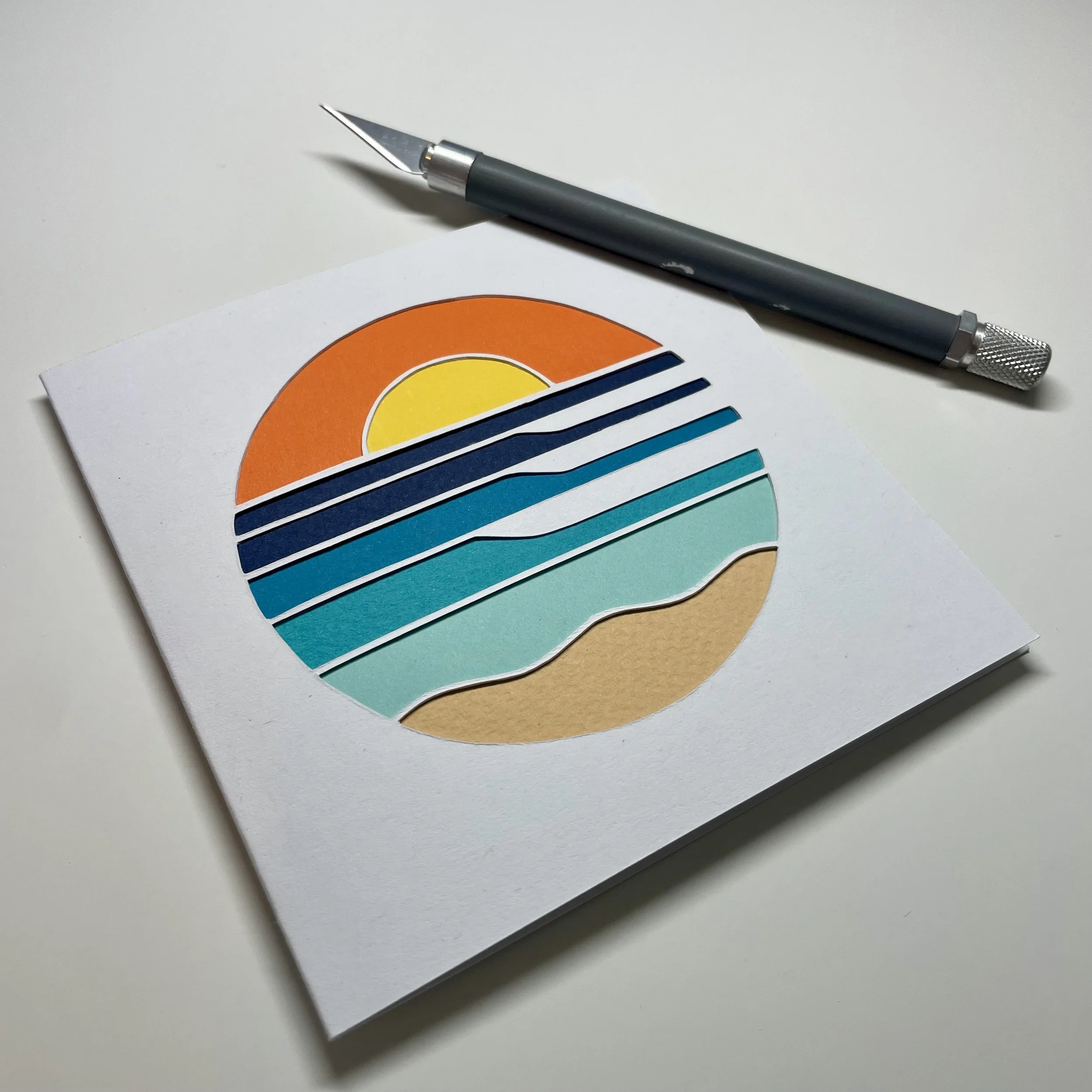 Papercut Greeting Card Workshop at The Art Room, Redruth