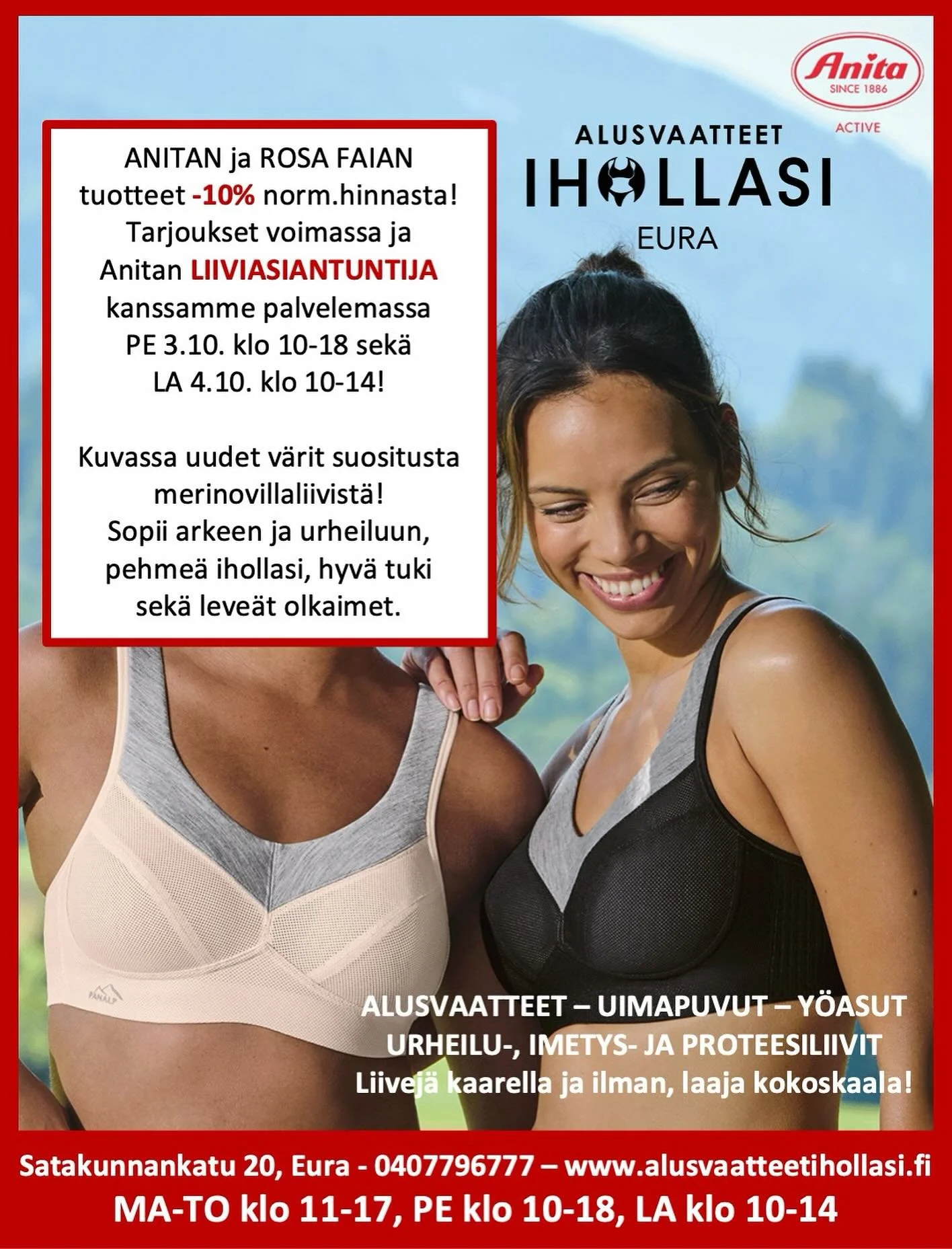 Loppuviikolla tapahtuu taas!
N&auml;hd&auml;&auml;n alusvaatteiden parissa!🤩