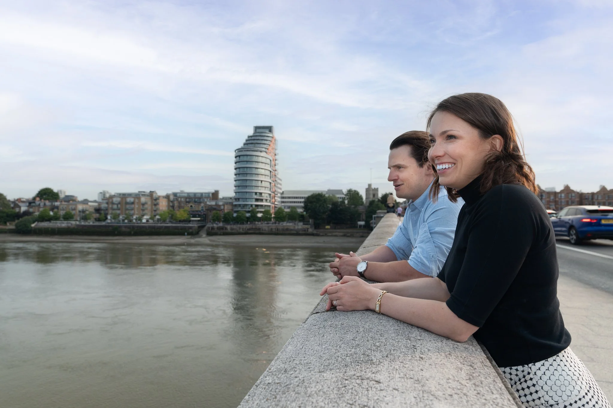 Max and Dasha from Raymond James Fulham