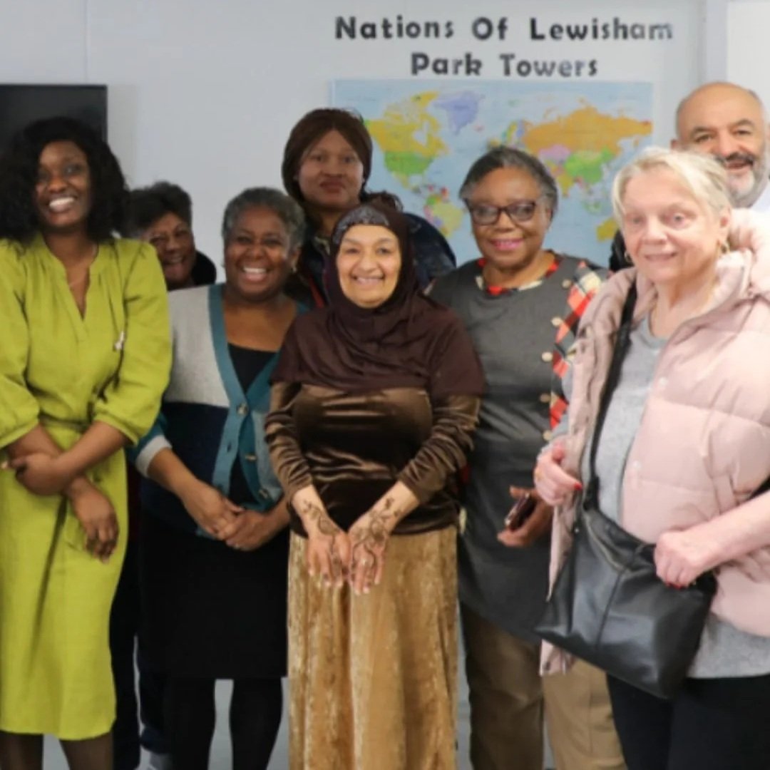 Residents at Lewisham Towers