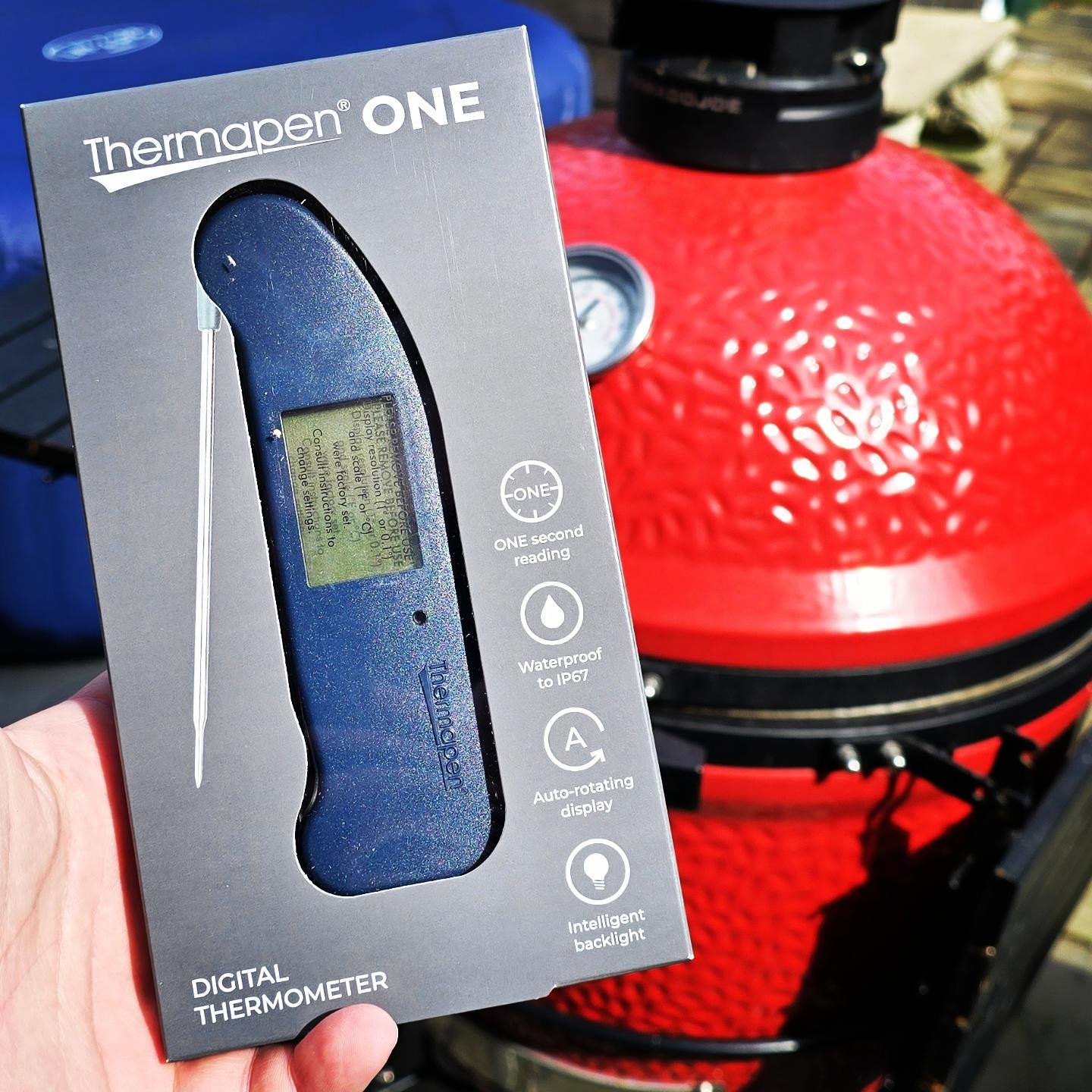 Those who know me will know that I swear by my thermapen, it's the number 1 item on my list of top five accessories to up your barbecue game. 

Yes, there are cheaper options out there.  But they don't come with a calibration certificate, a temp read