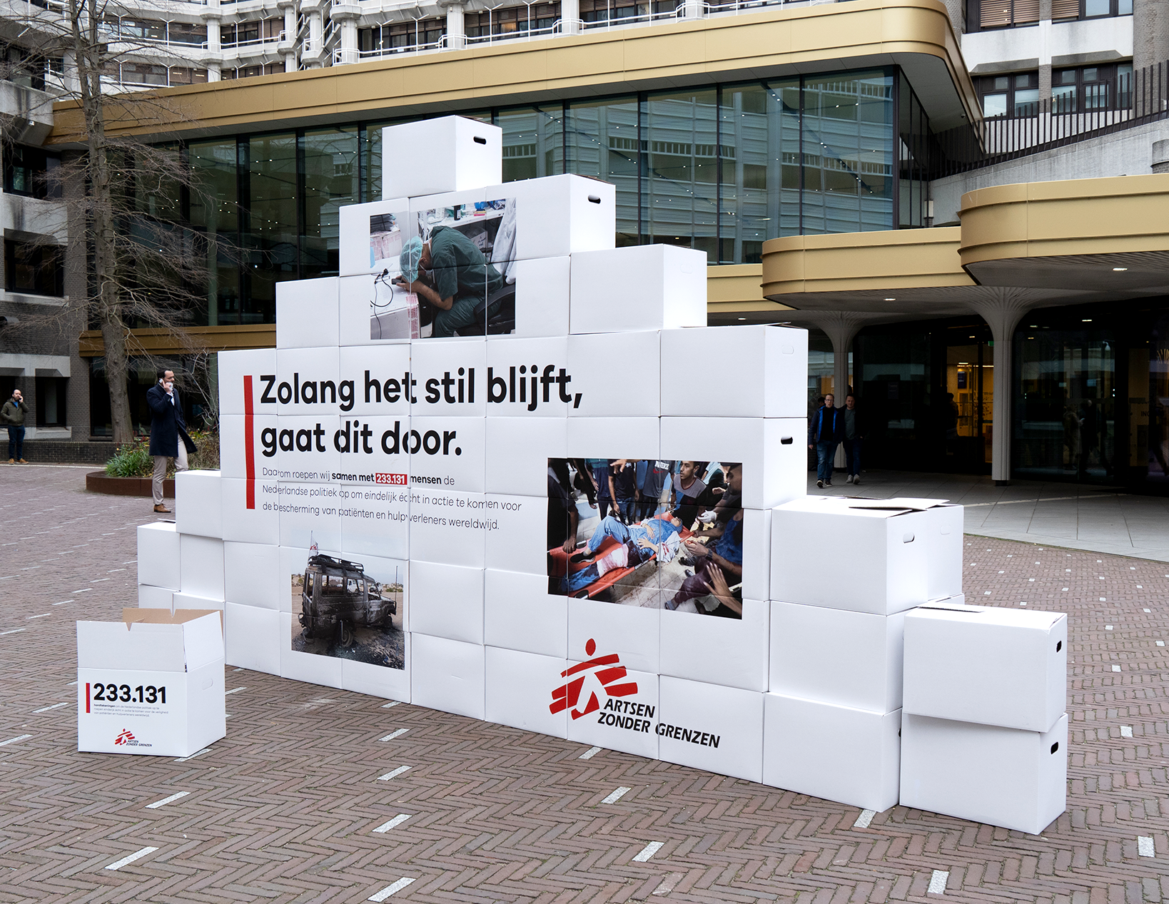 Artsen zonder Grenzen. Petitiecampagne.