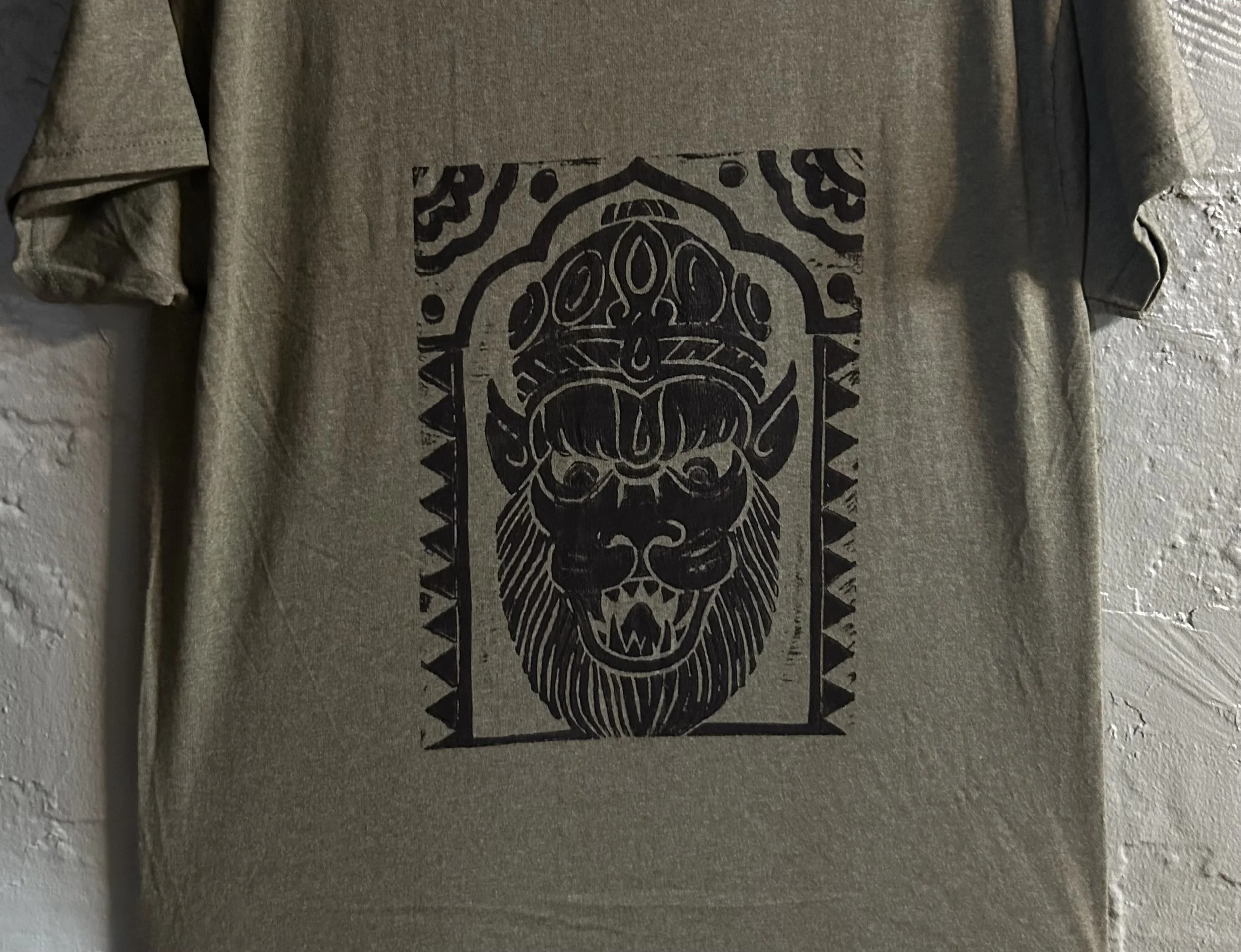 Narasiṃha Block Print T-Shirt