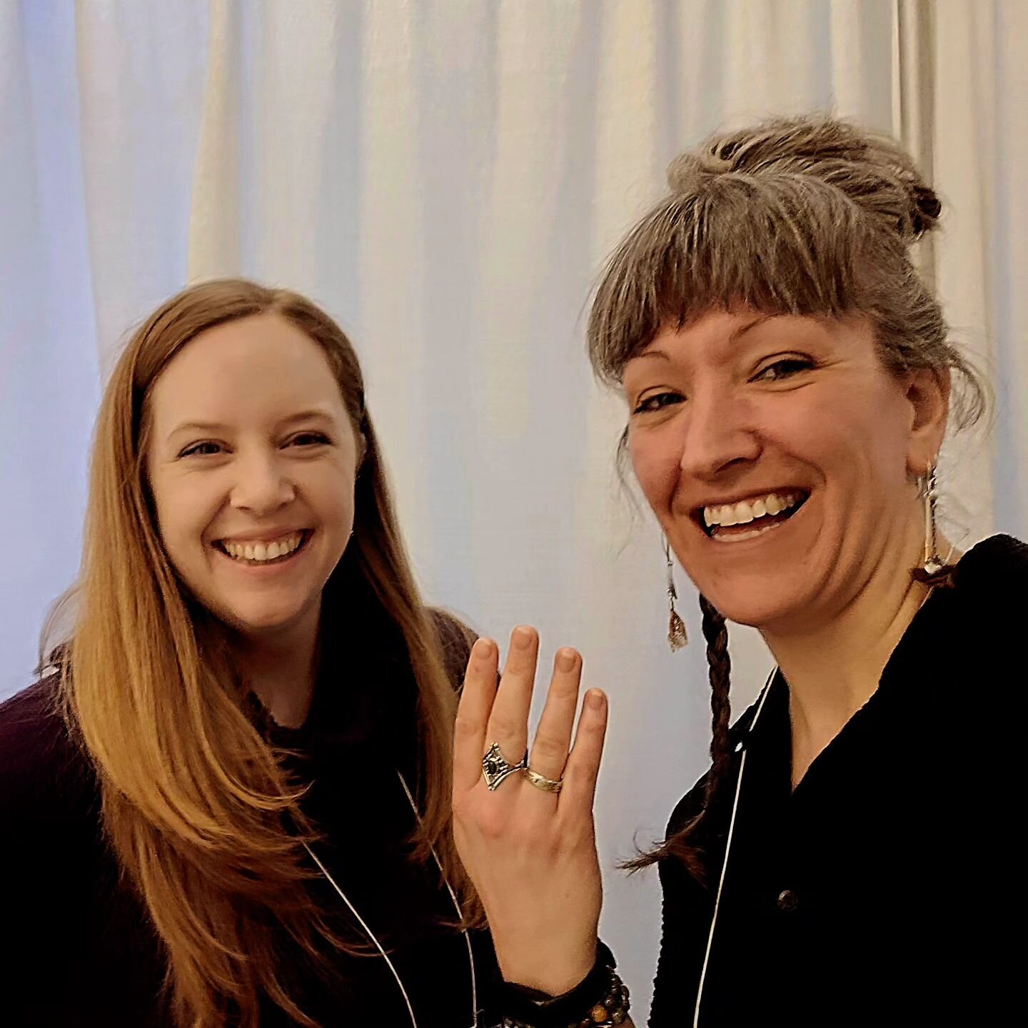 Look at this new green jade ring! Made by @lauraboudreaujewellery whose work is absolutely stunning! Laura is my mentee this year, through ArtsLinks &quot;Catapult&quot; program, and we are having a great time working and learning together as we grow