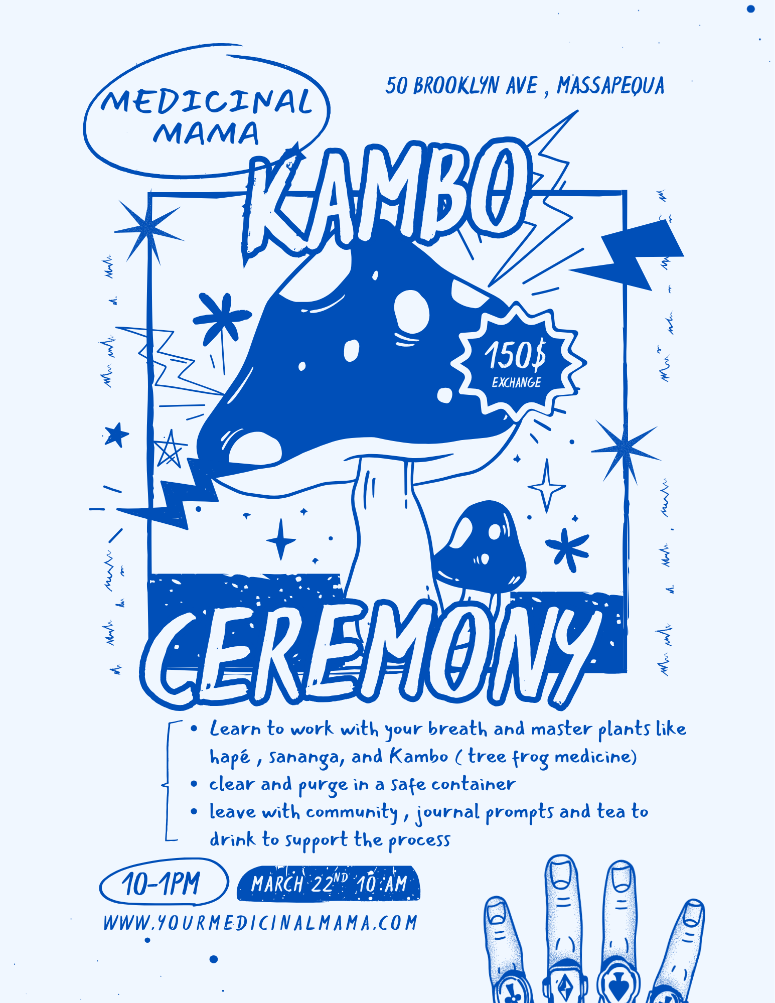 Flyer Evento de Tatuajes Llamativo Azul.png