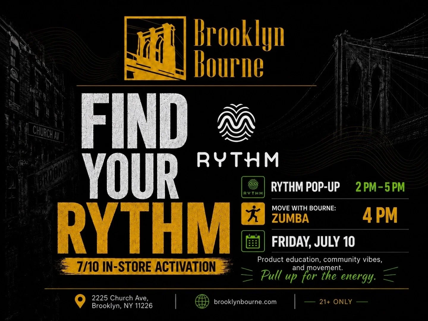 Bourne Wellness: Move with Bourne 07/10 | Zumba Classes at Brooklyn Bourne