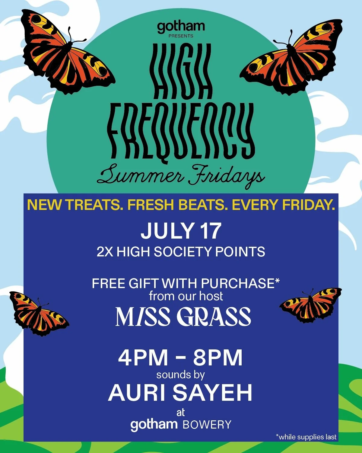 High Frequency Summer Fridays at Gotham