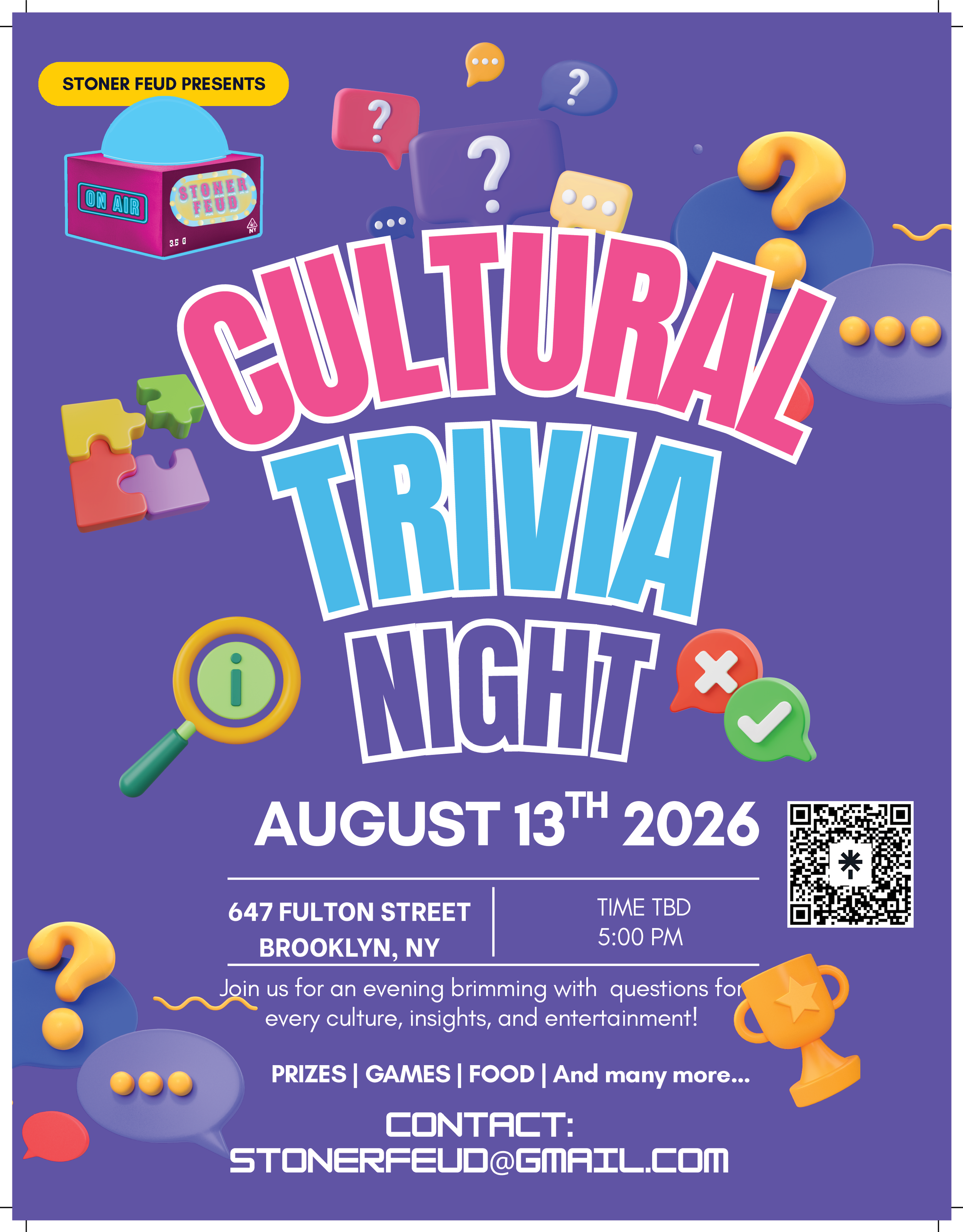Stoner Feud Cultural Trivia Night