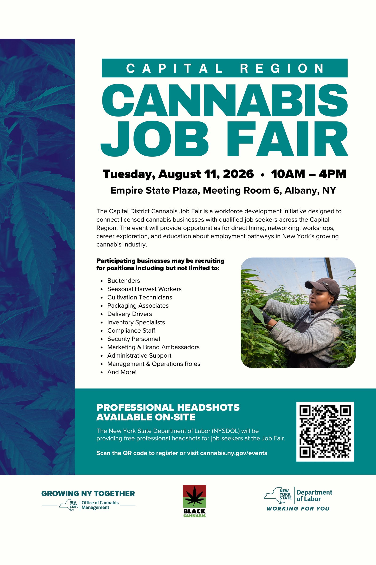 The Capital Region Cannabis Job Fair