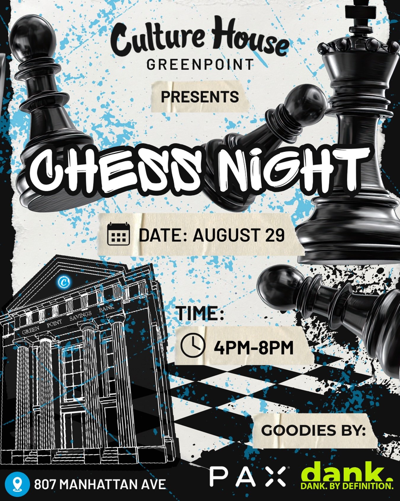 Chess Night at Culture House Greenpoint