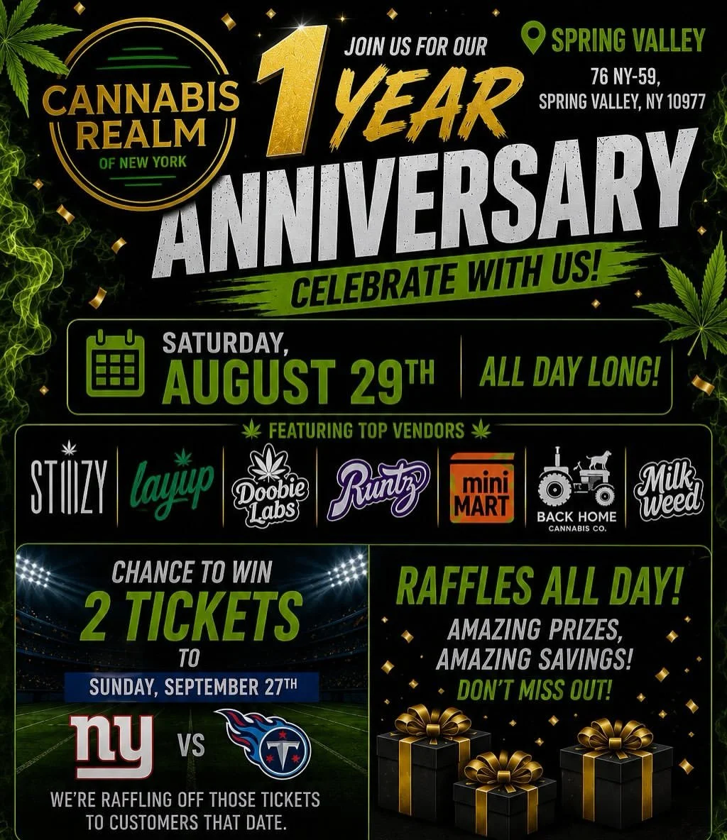 Cannabis Realm 1 Year Anniversary