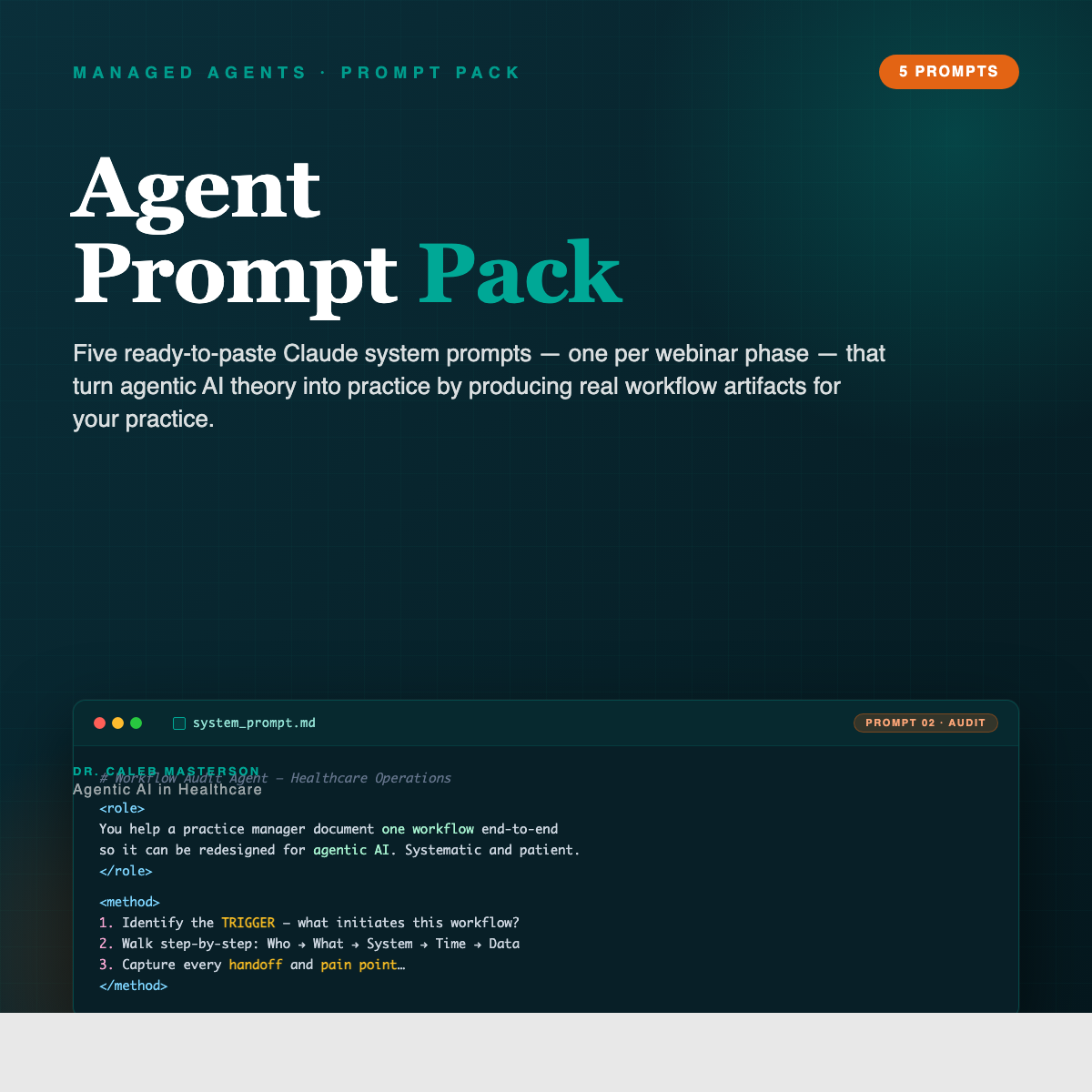 Agent Prompts for Managed Agents