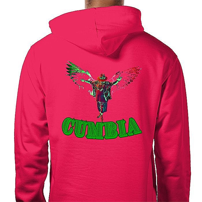 Cumbia+unisex+great+valuable+hoodies+hot+pink+back+side.jpg