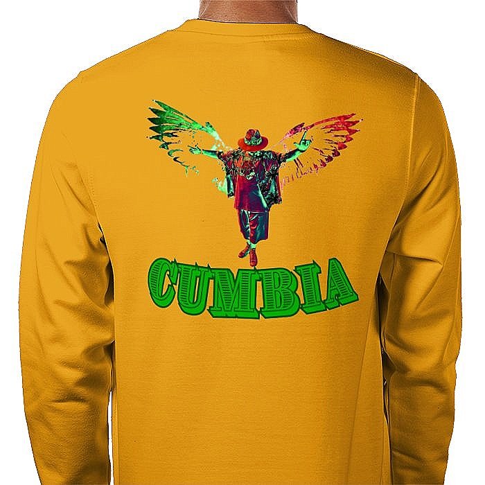 Cumbia+unisex+premium+sweatshirt+mustard+back+side.jpg