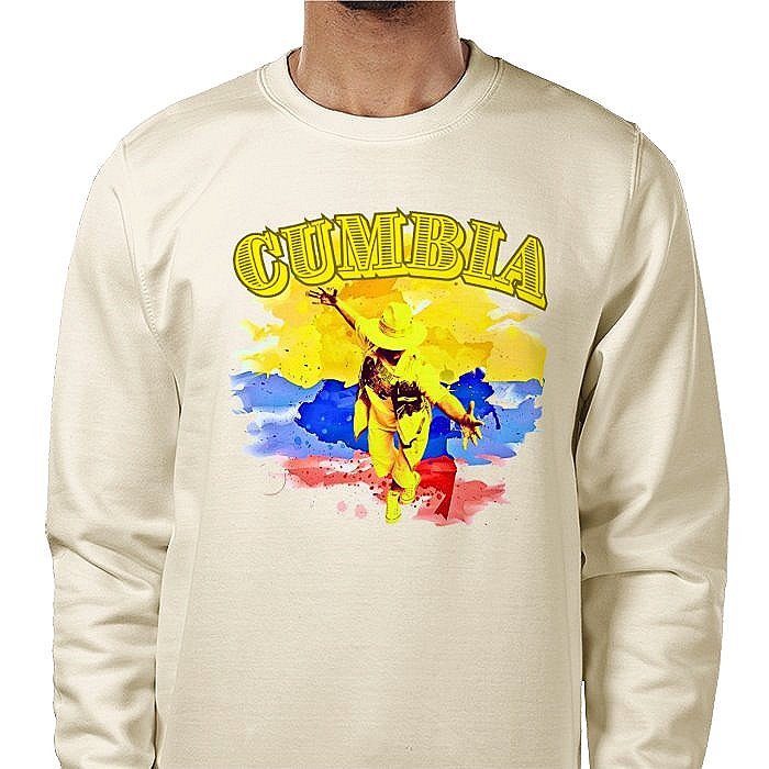 Cumbia+unisex+premium+sweatshirt+vanilla-milkshake+front+side.jpg