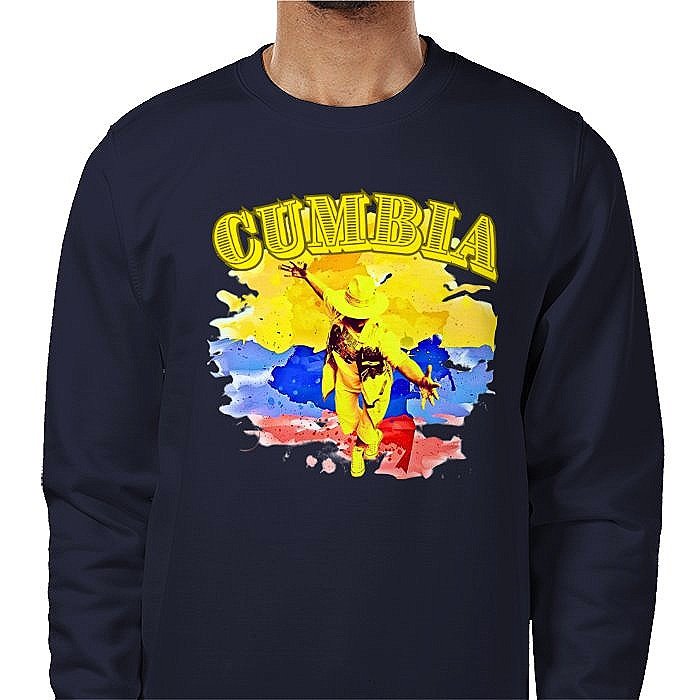 Cumbia+unisex+premium+sweatshirt+oxford-navy+front+side.jpg