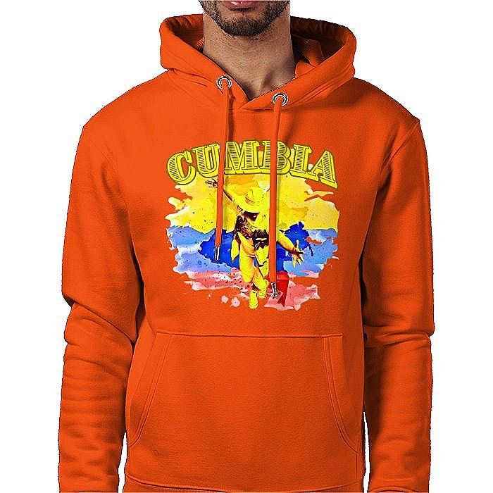 Cumbia+unisex+premium+hoodies+orange+front+side.jpg