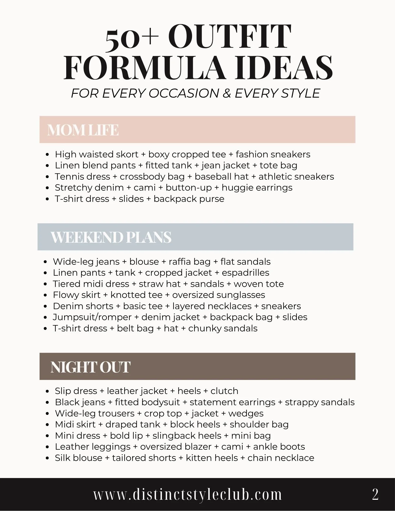 How to Use Outfit Formulas to Get Dressed Faster — Quartier Social Club