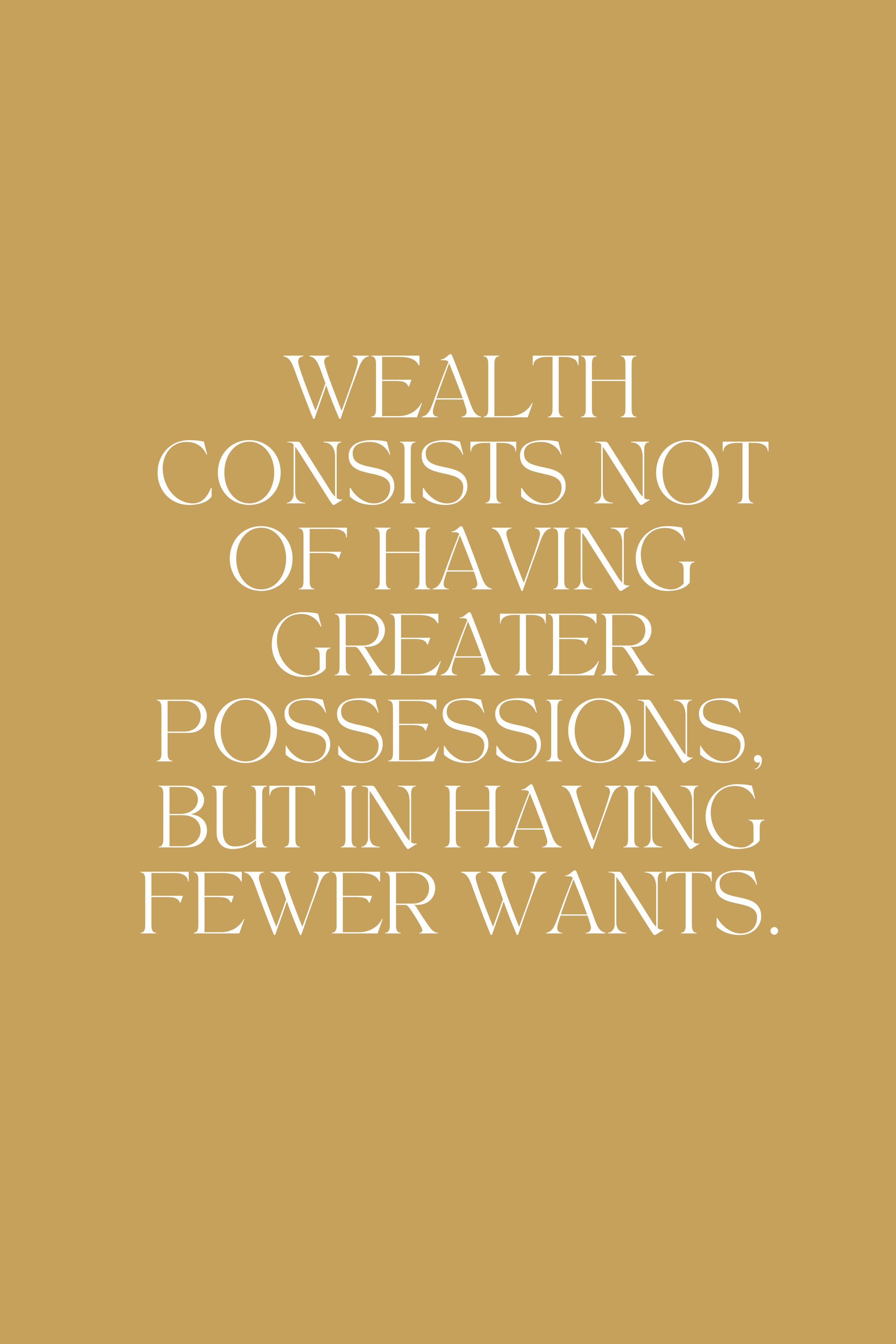 Intentional living does not require minimalism, but it does invite you to consider what you actually  need, and what society tells you that you do.
