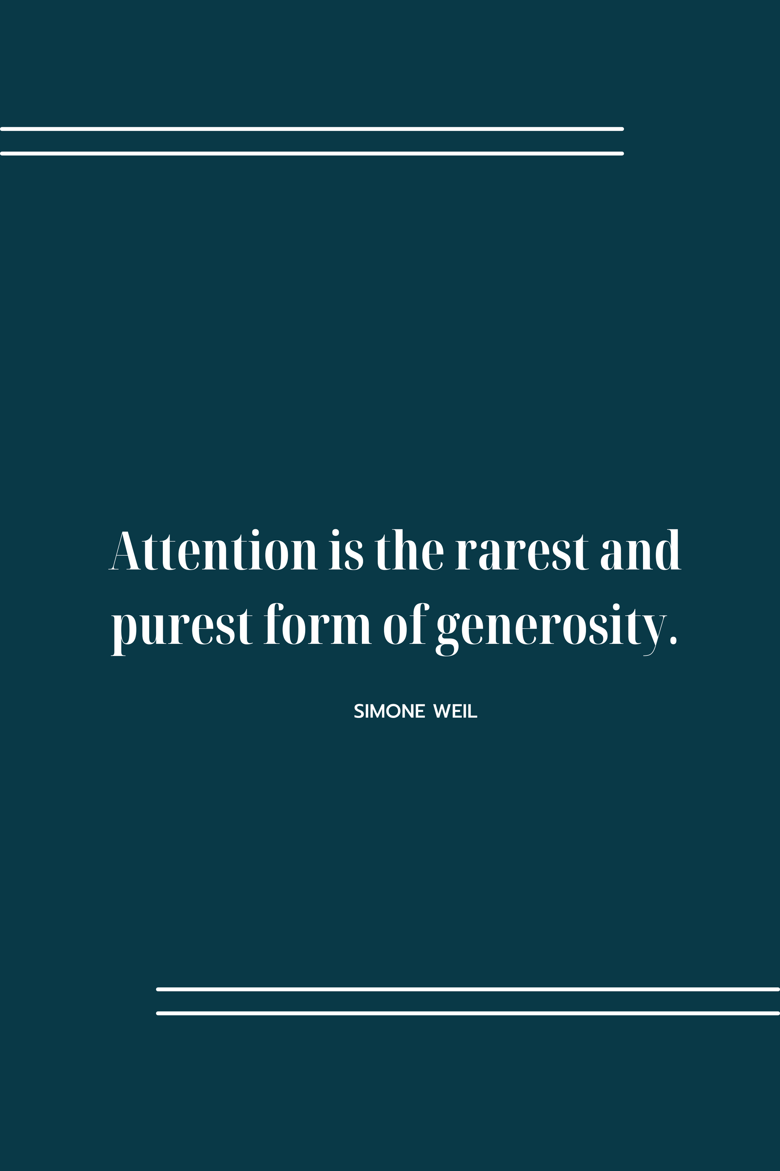 Paying attention is the best way to live an intentional life.