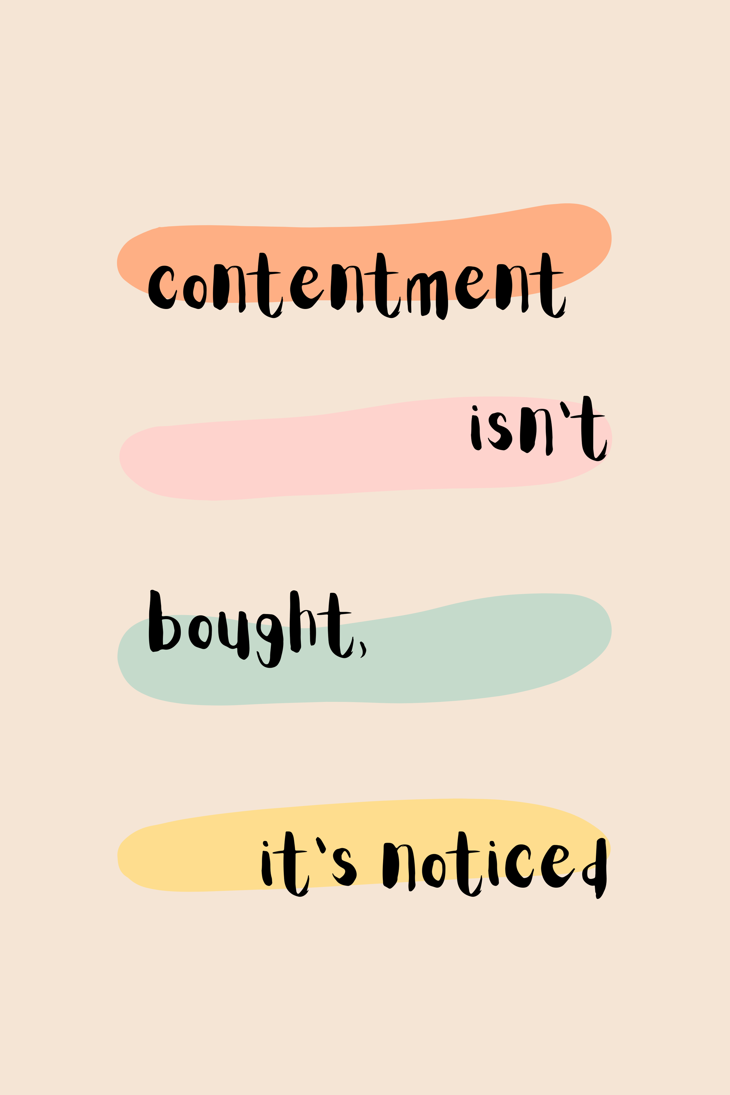 A more content life is about noticing what matters and letting go of what doesn't.