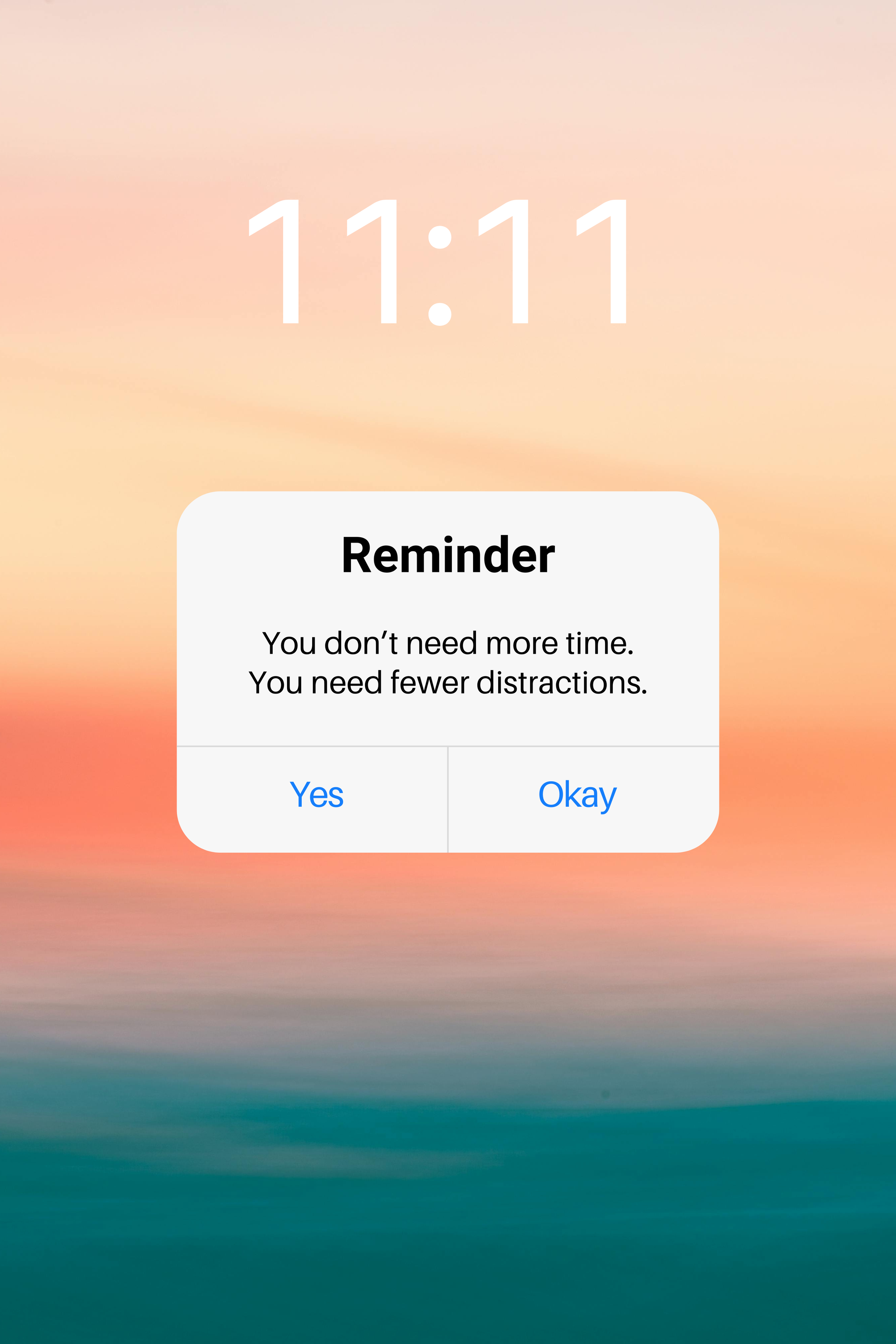 If you are feel like you don't have enough time to do everything, look first at where you can cut out unhelpful distractions.