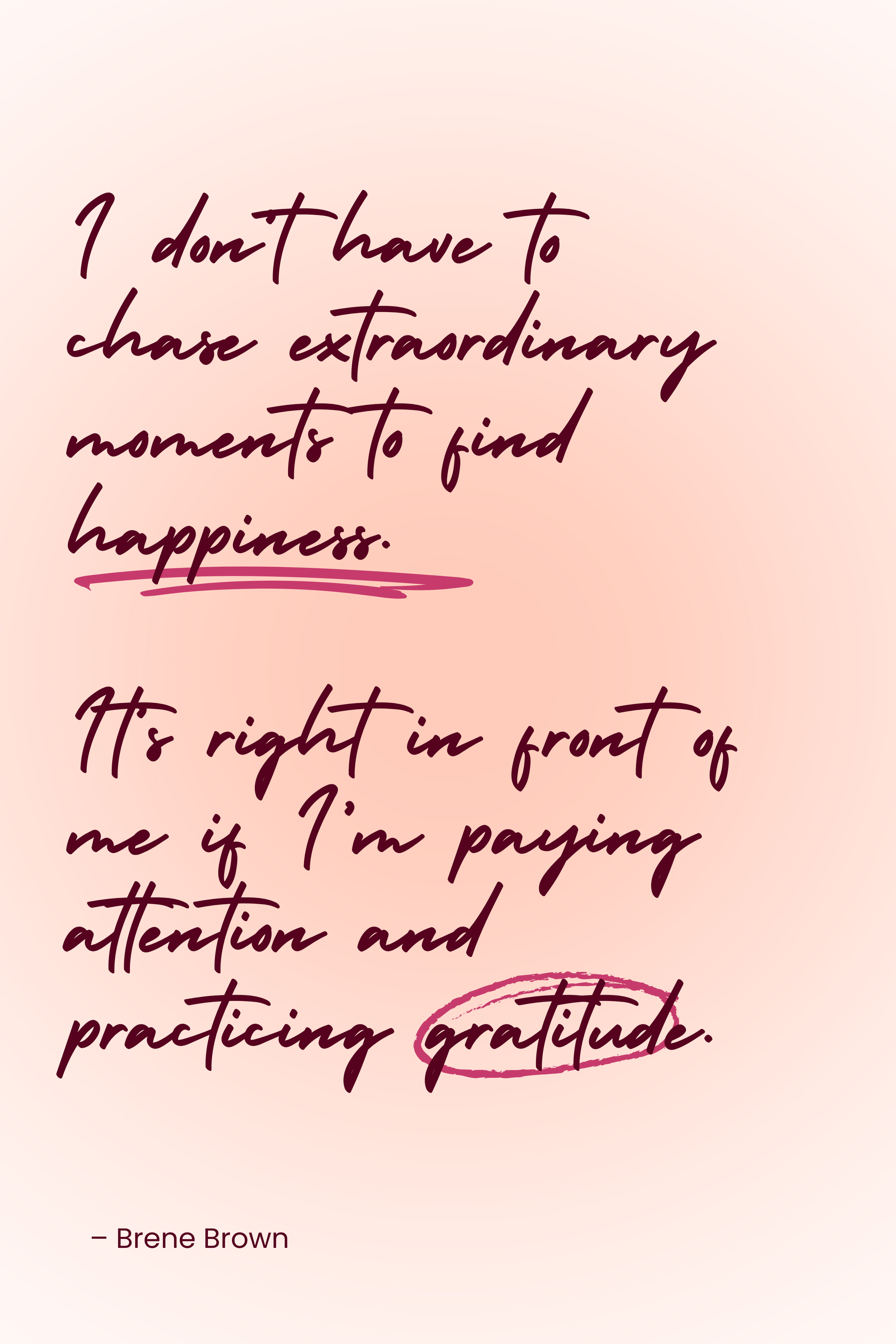 Living a life full of contentment begins with noticing and practicing gratitude.