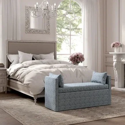 Linen Bed Bench