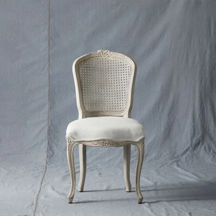 Caned dining chair