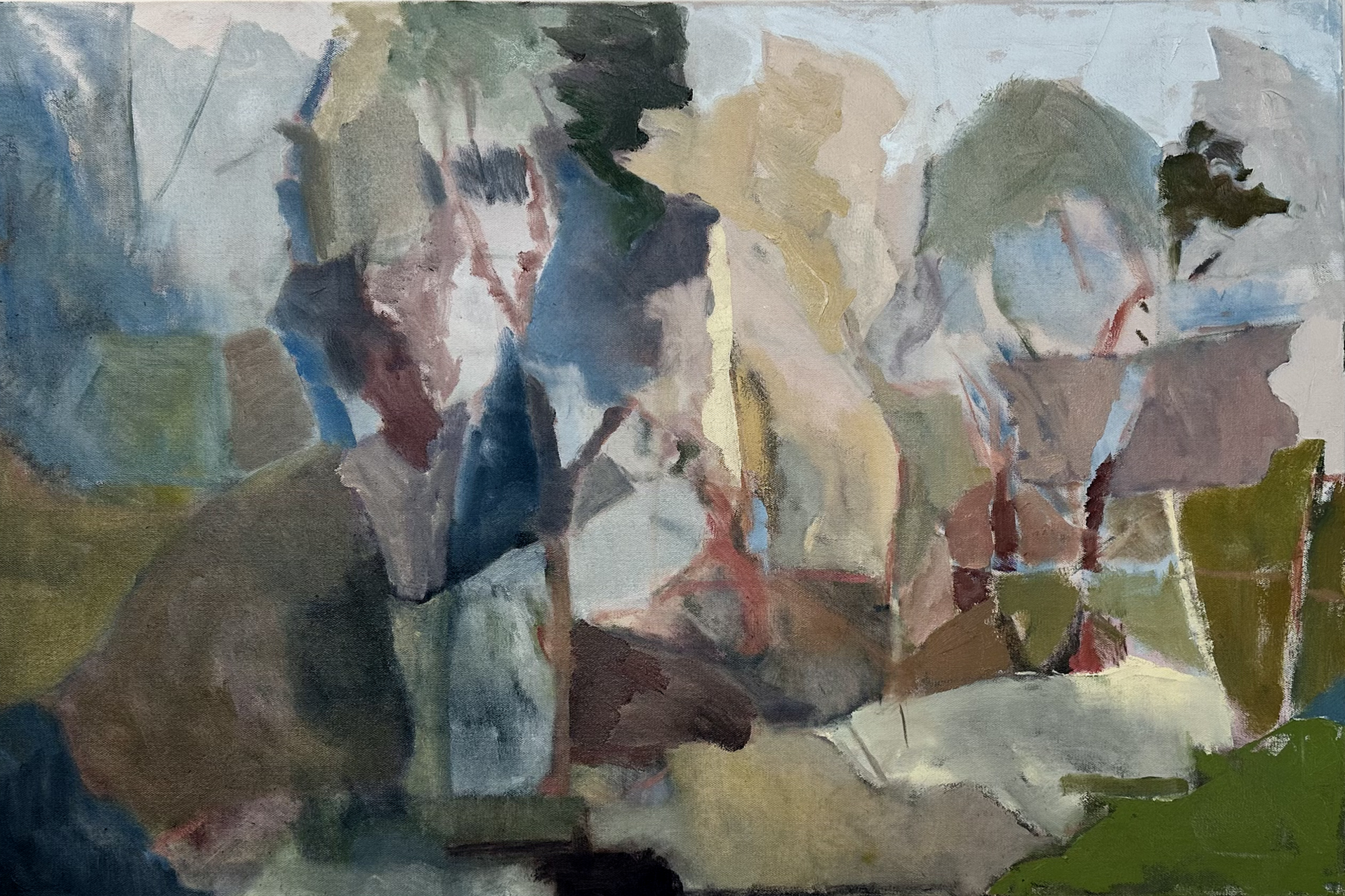 Santa Fe Dawn, Oil on canvas, 24x36, 2025