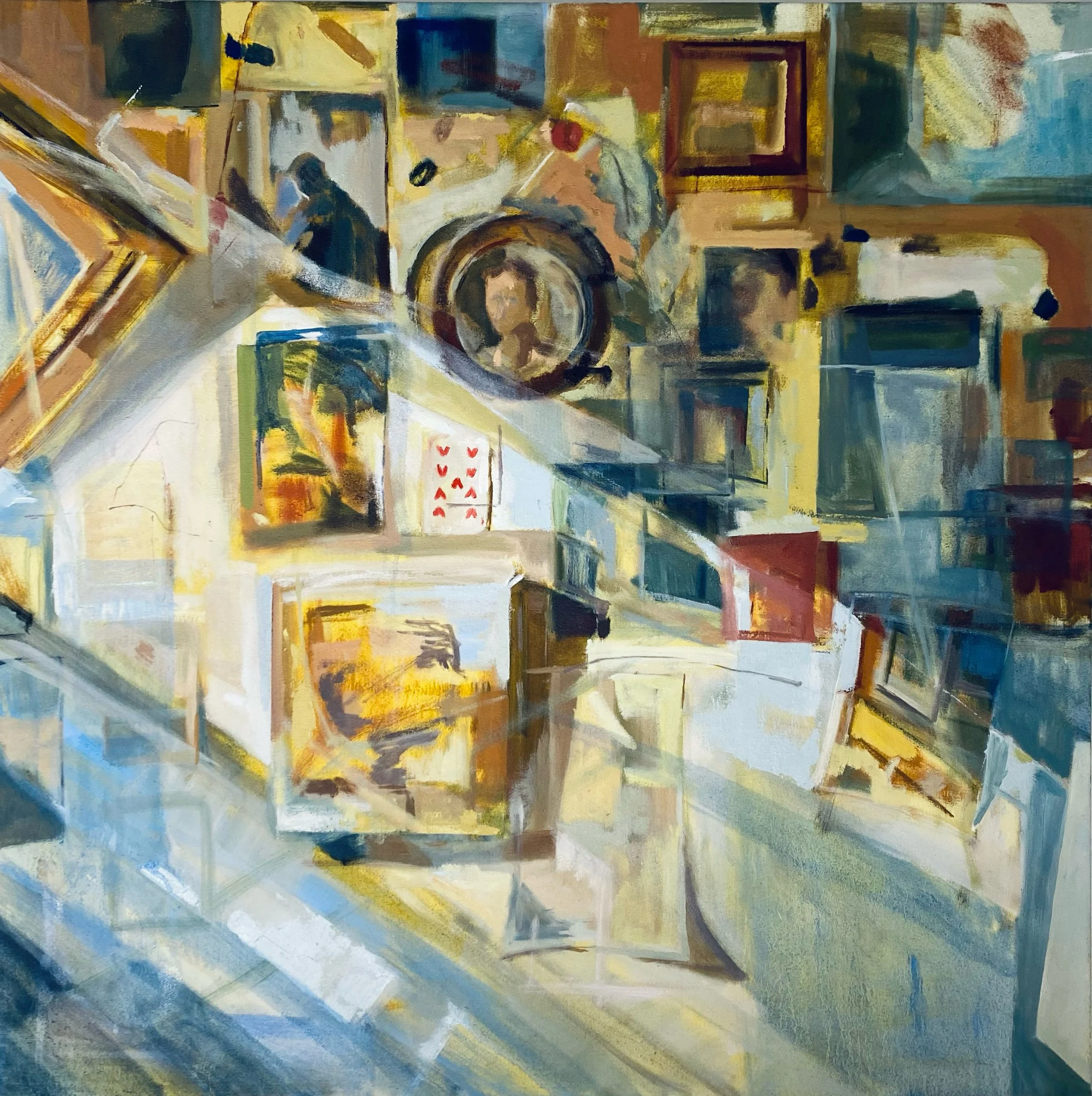 Studio Wall Light, 36x36, 2023