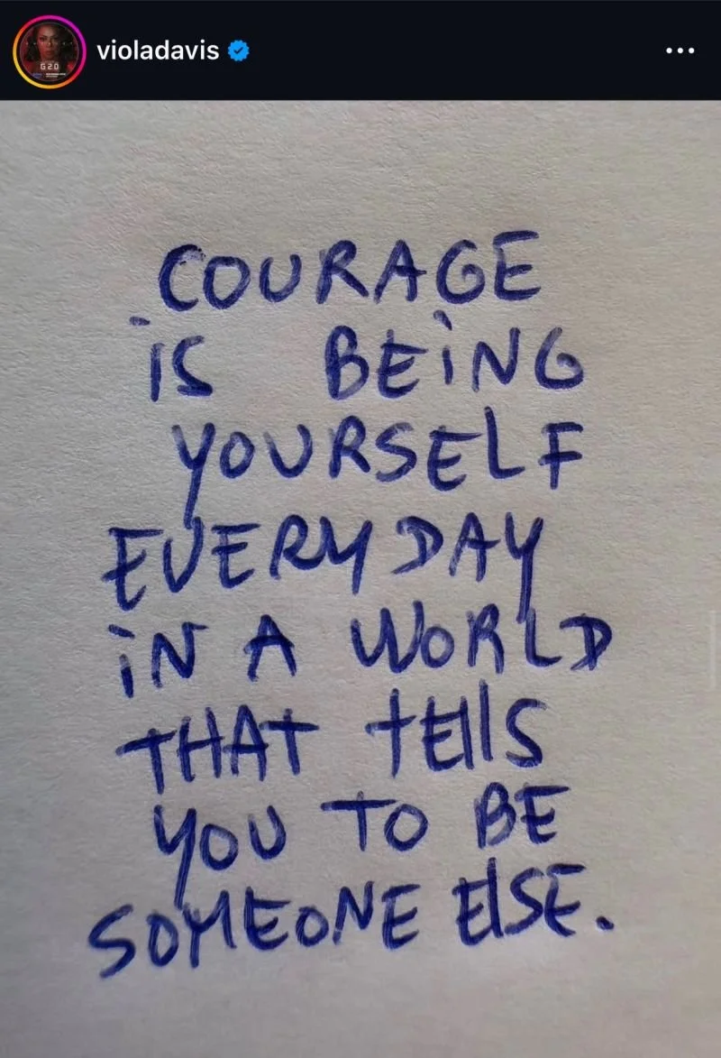 Courage is the ability to be yourself (and to promote yourself)