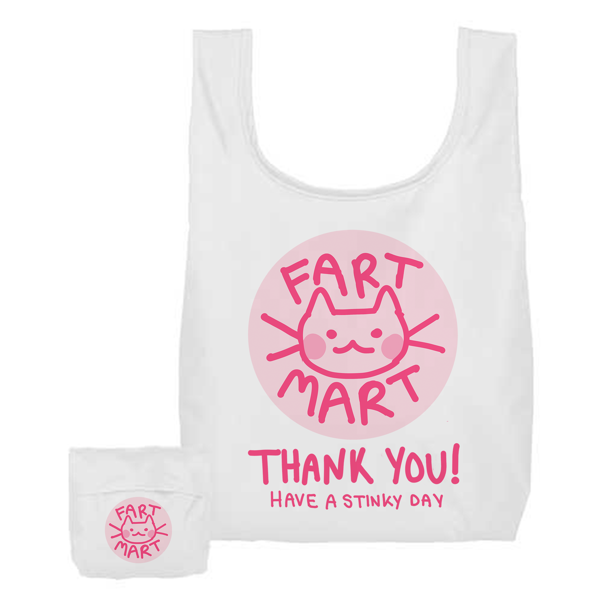 "Fart Mart Bag Mock-up", digital