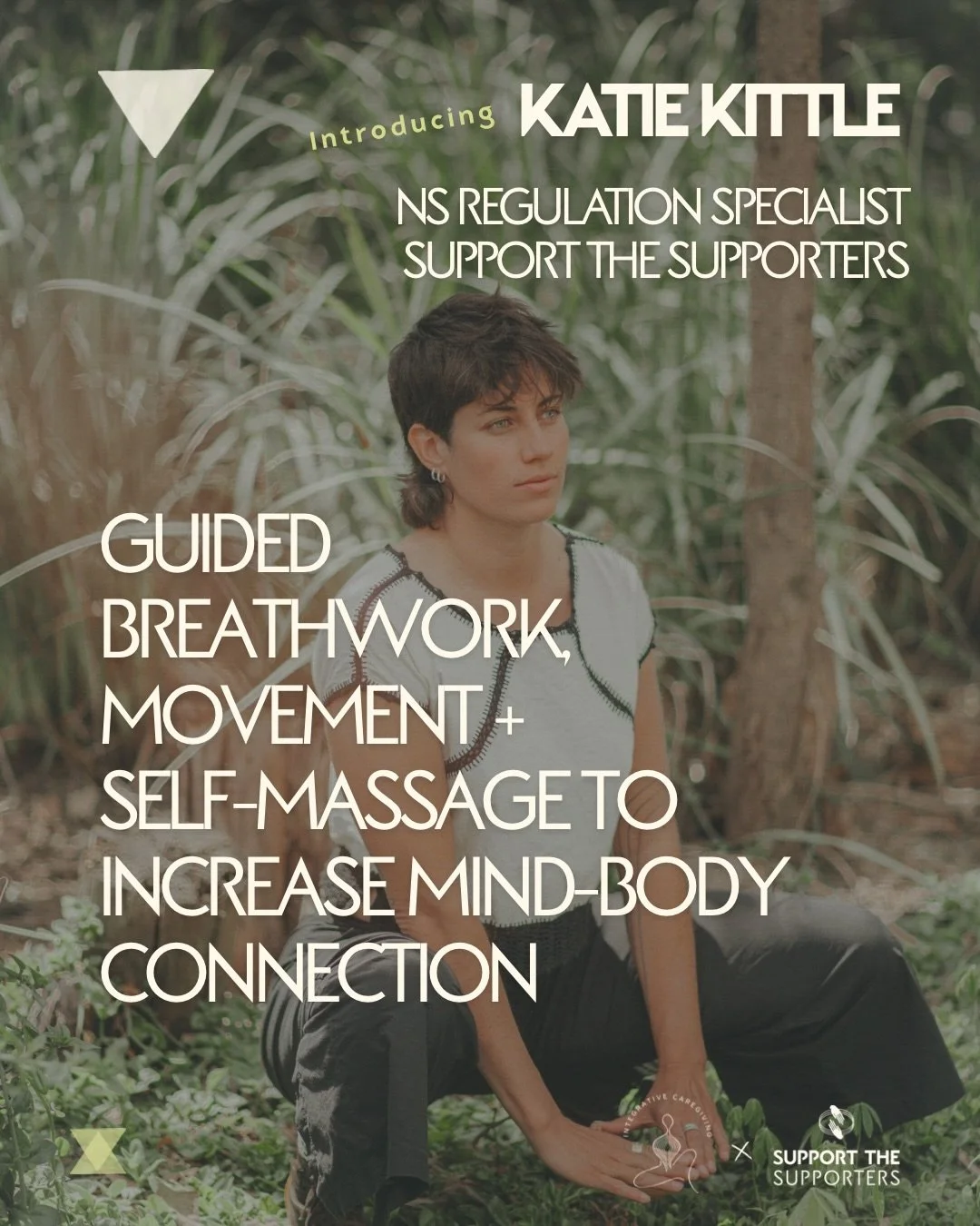 Hi 🫶🏼 I&rsquo;m Katie Kittle with Support the Supporters

I am passionate about guiding others back to their innate, natural selves through NeuroSomatic support &mdash; integrating bodywork, breathwork, and mindful movement.

My approach is intuiti