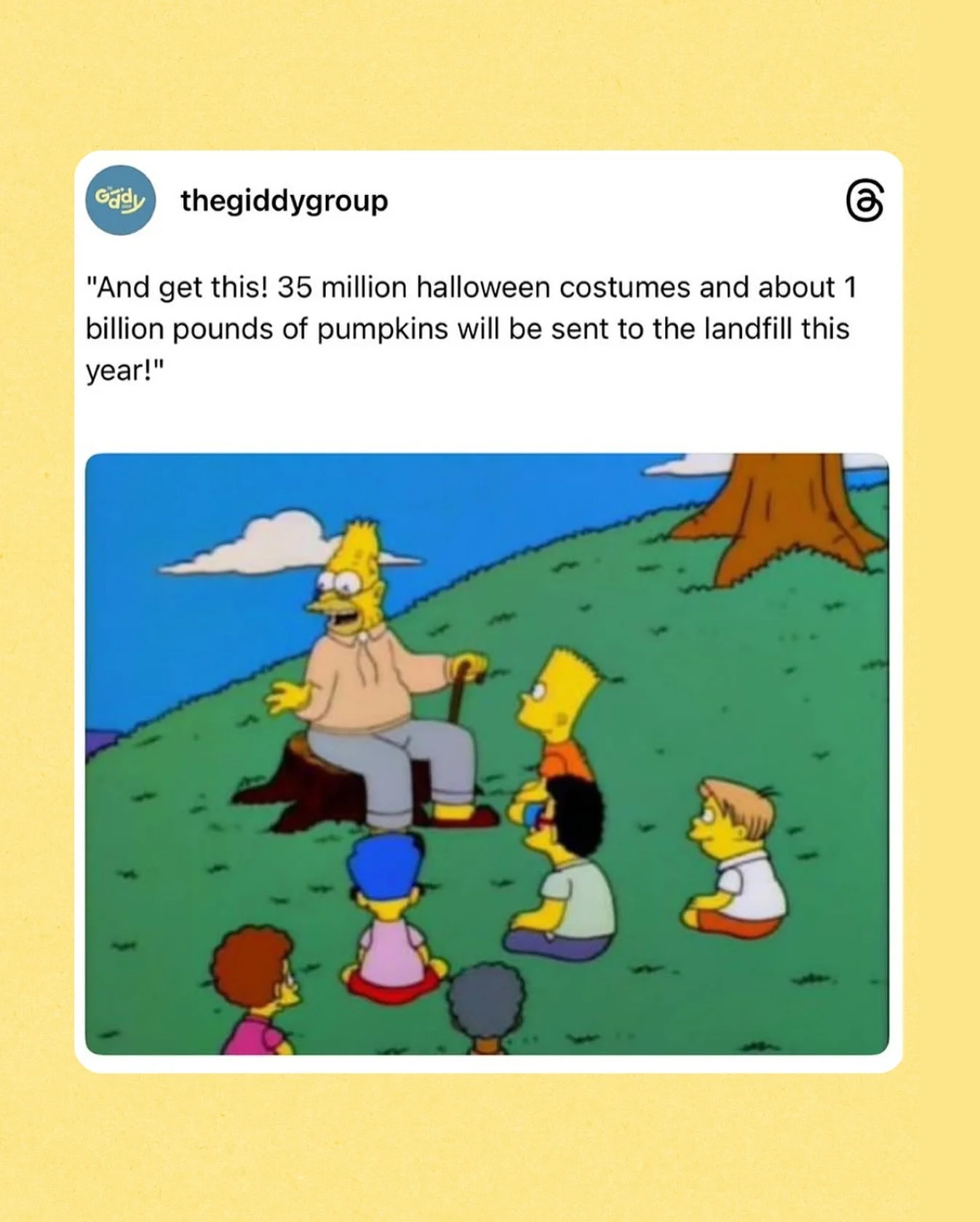 A few super easy Halloween reminders 🧙&zwj;♀️

🎃Compost your pumpkins or find a local farm that could use them to feed their animals! 
🤡Don&rsquo;t throw away your costume! Save it for next year.
 👻If you donate your costume, make sure they&rsquo