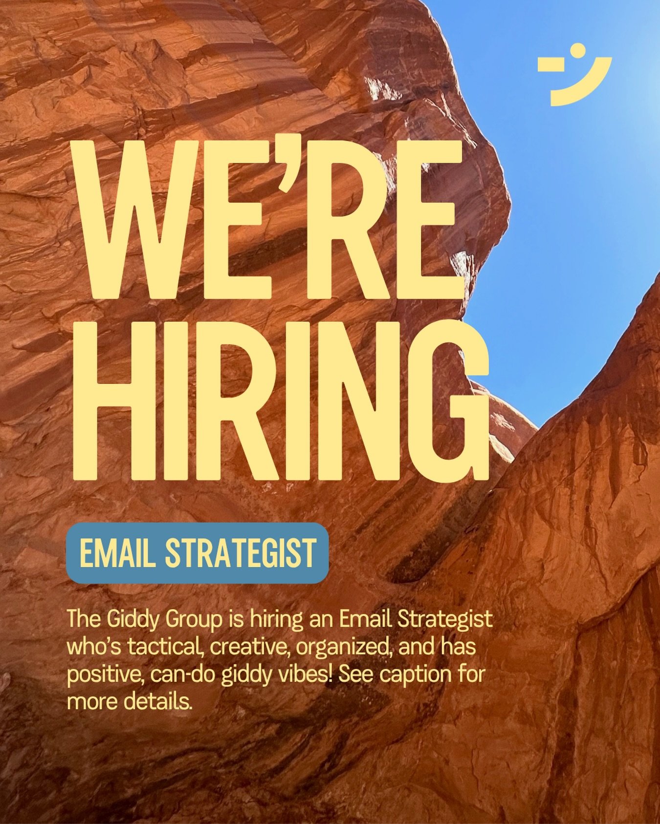 The Giddy Group is hiring an Email Strategist!

See details via the link in bio!

A few things you should know before you apply:

- I usually like to hire people who are referred, so if you can come with a referral there&rsquo;s a place in the applic