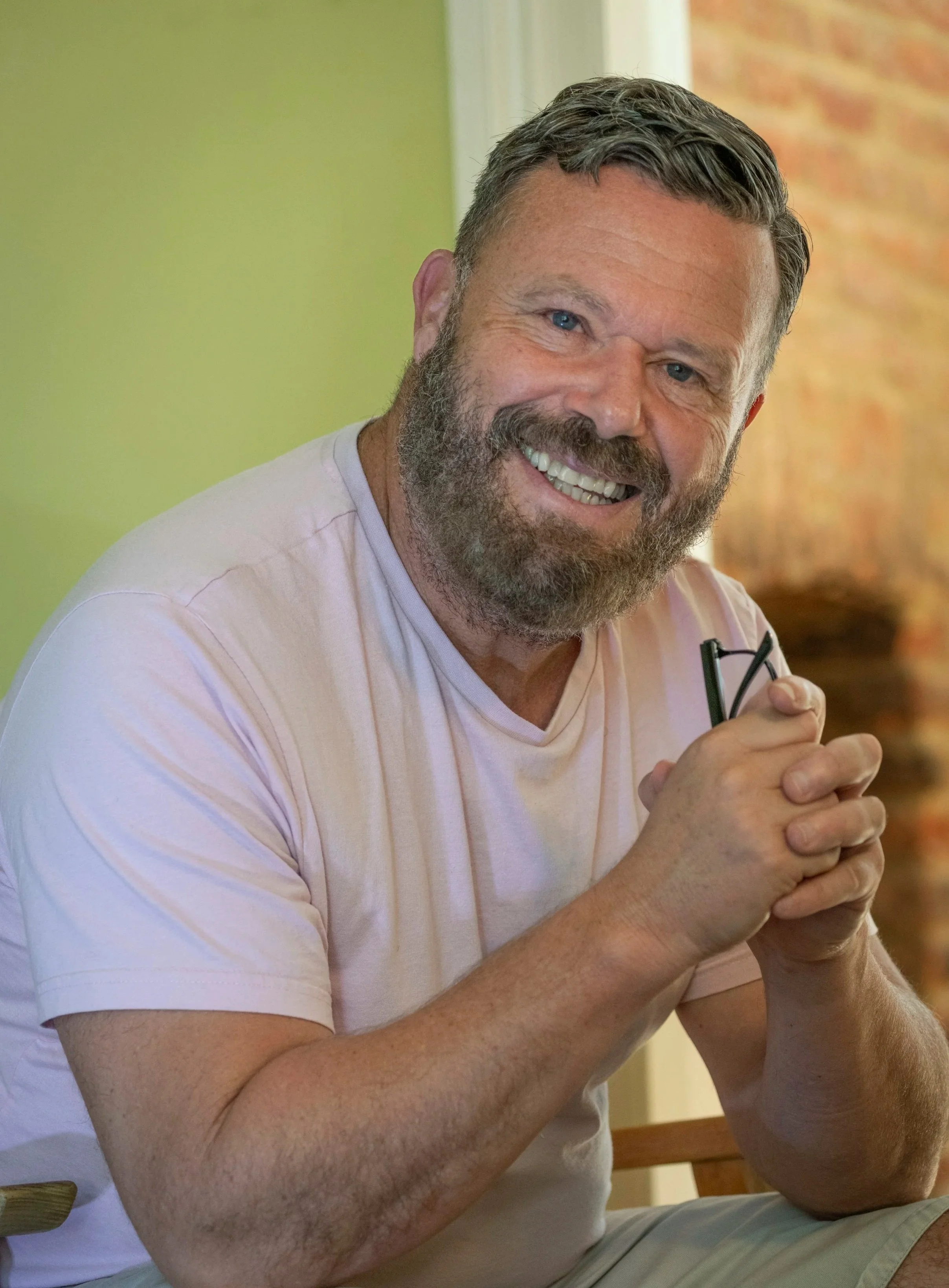 Christopher White's professional headshot - psychotherapeutic counsellor at The Brixton Practice