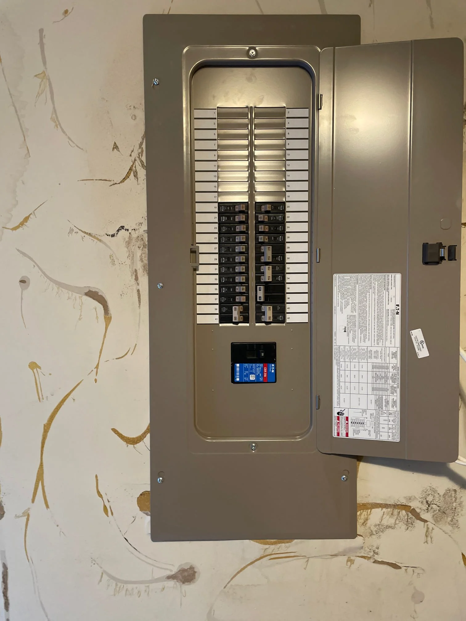 Indoor 200A Panel, Cover On