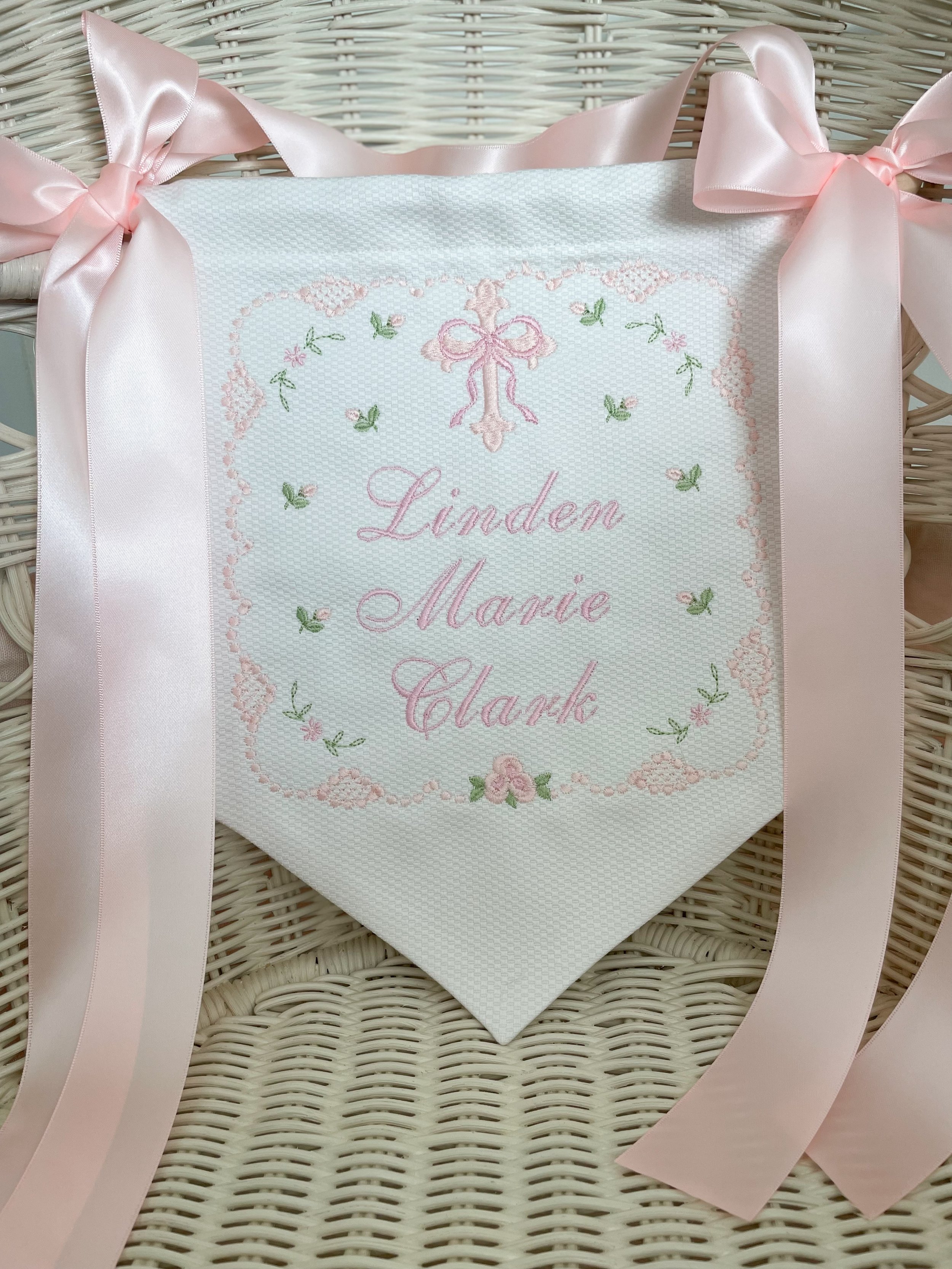Linden's Pink Cross Banner
