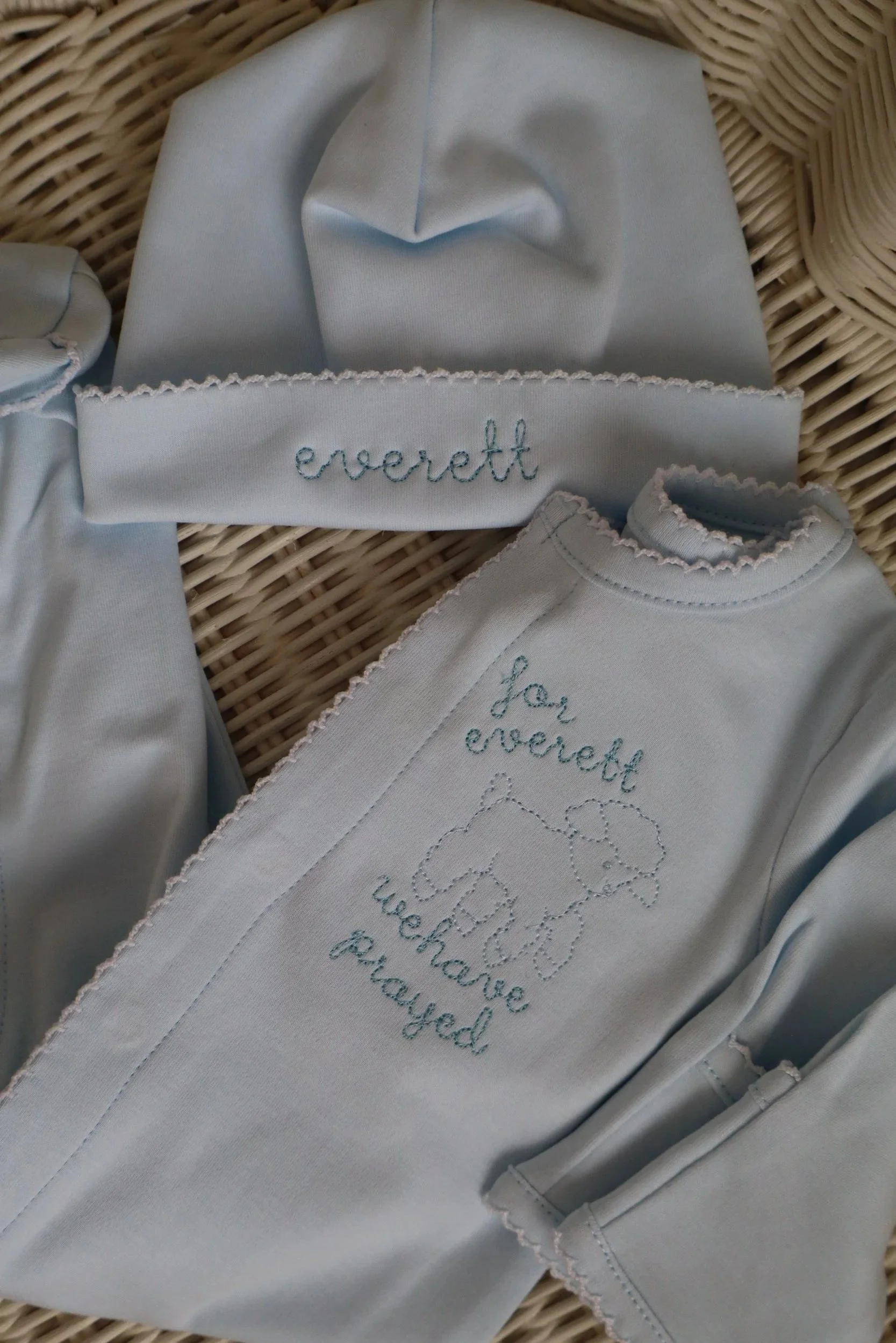 The Prayed Over Baby Outfit (footie or gown)